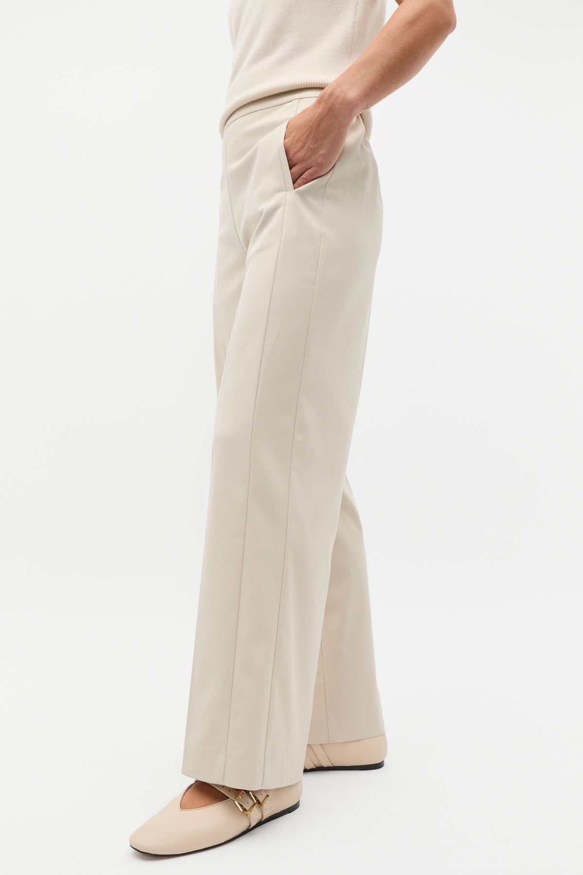 Elasticated Wide Leg Pant