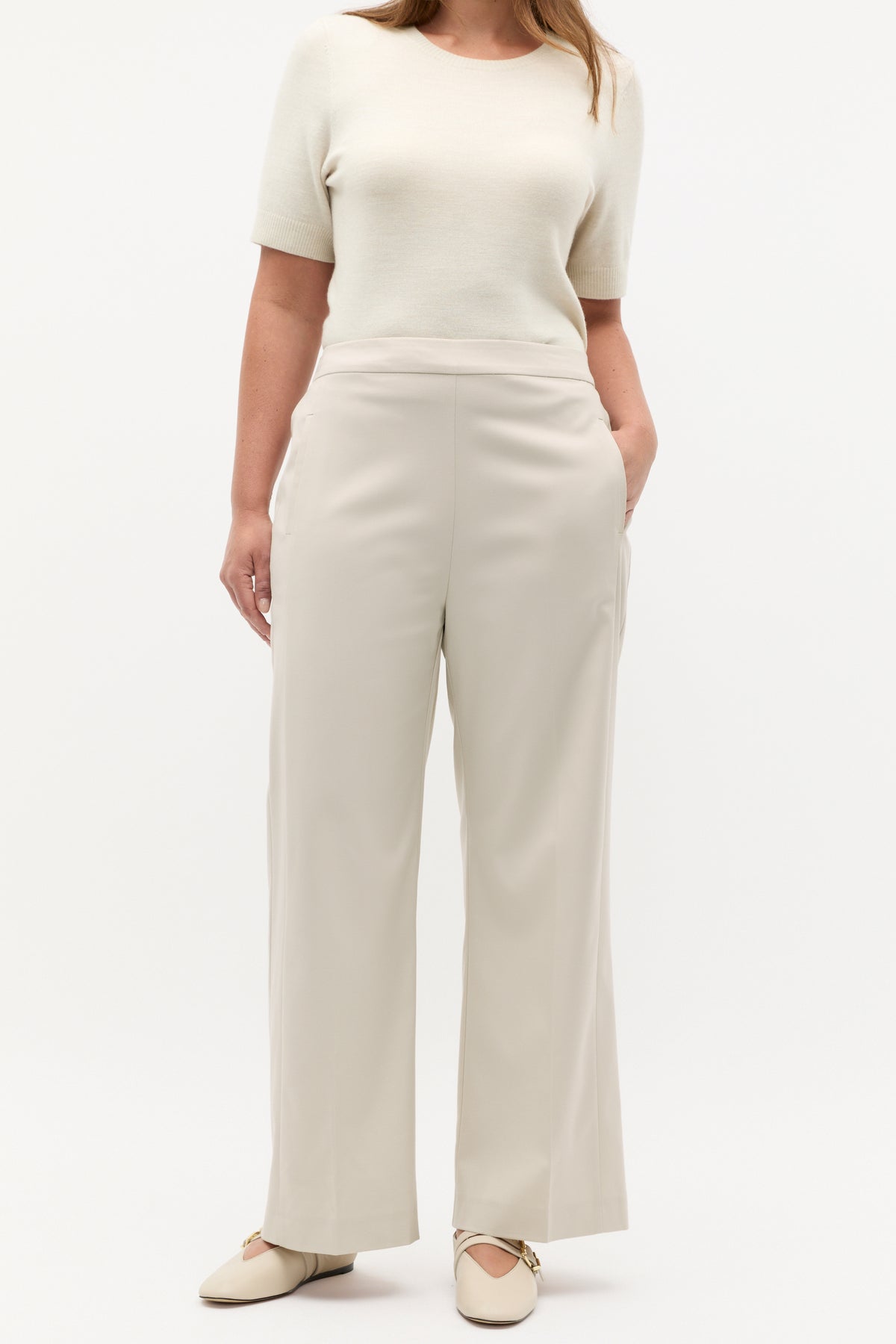Elasticated Wide Leg Pant