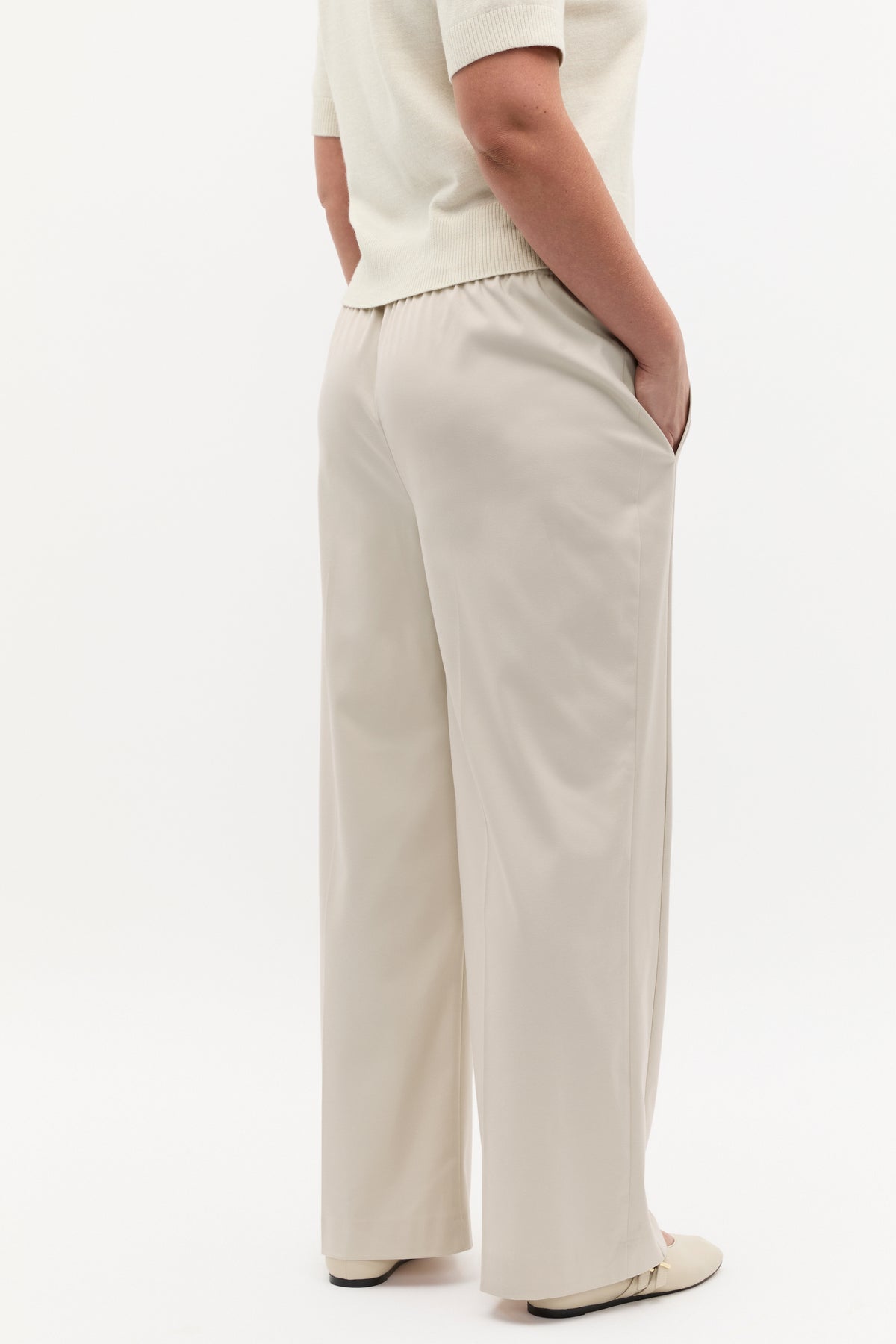 Elasticated Wide Leg Pant