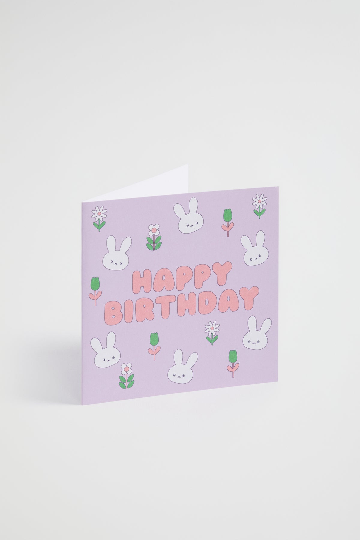 Large Happy Birthday Bunny Card