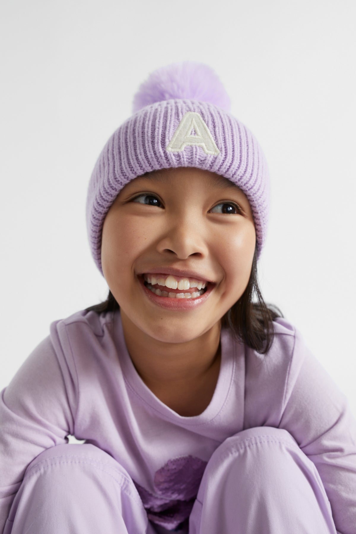 Embroidered Initial Beanie