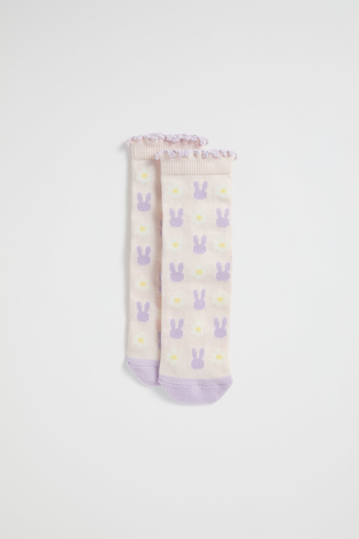 Bunny Flower Yardage Sock