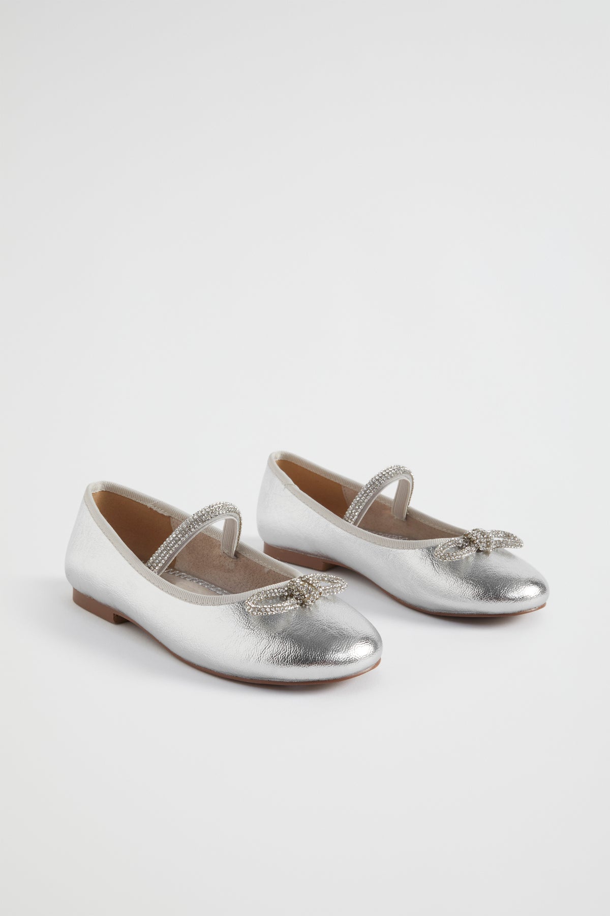 Jewel Bow Metallic Ballet