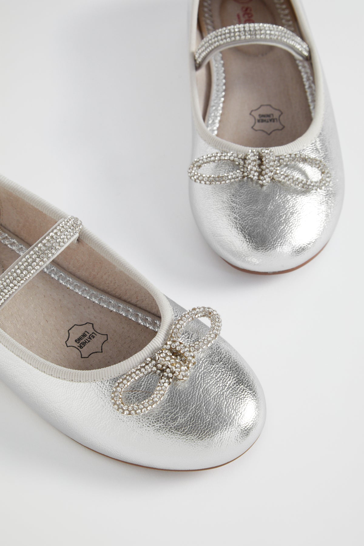 Jewel Bow Metallic Ballet