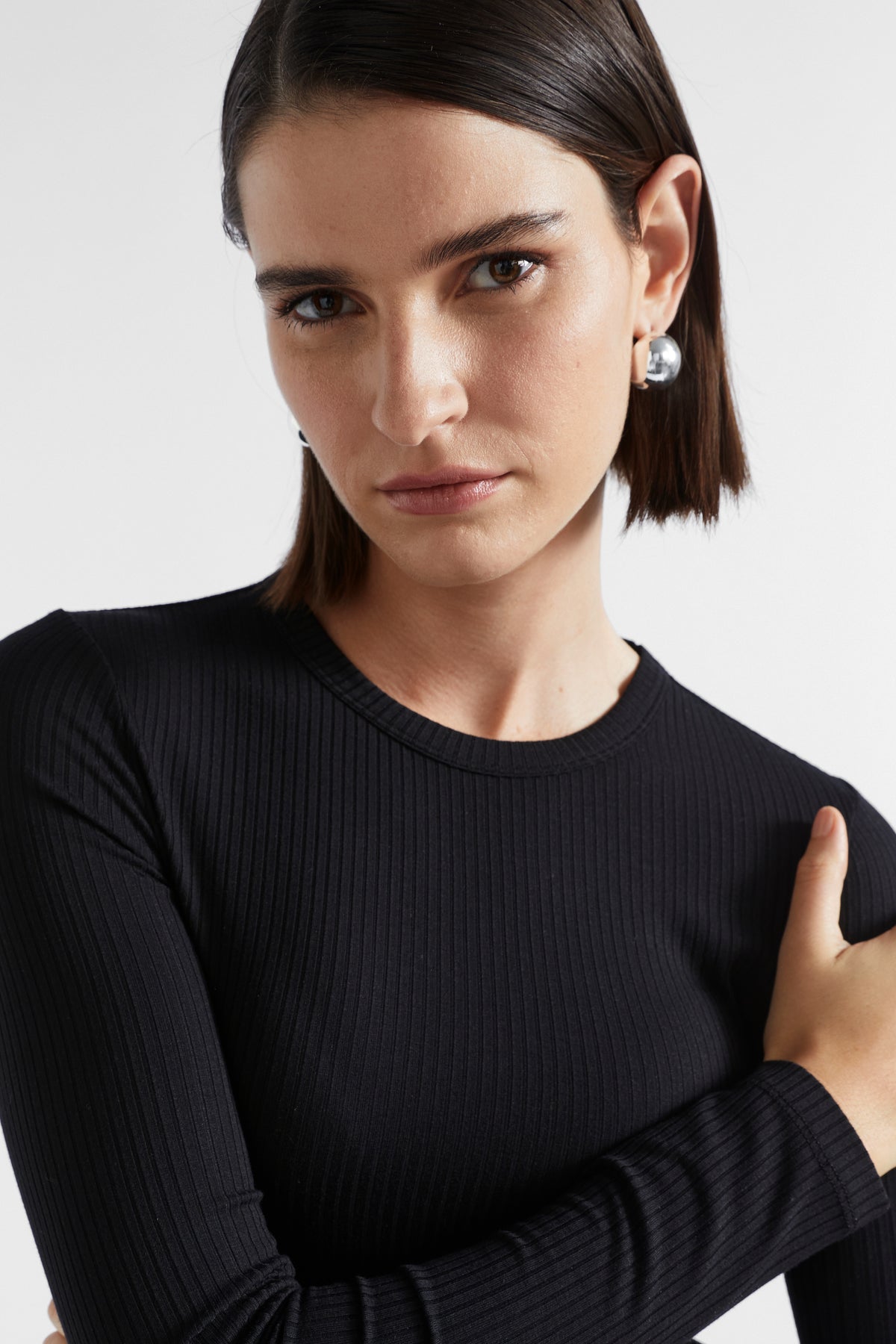 Core Rib Crew Top