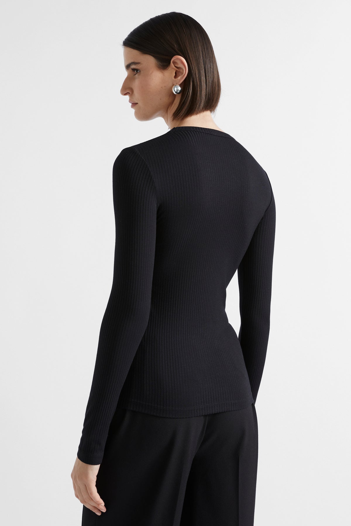 Core Rib Crew Top