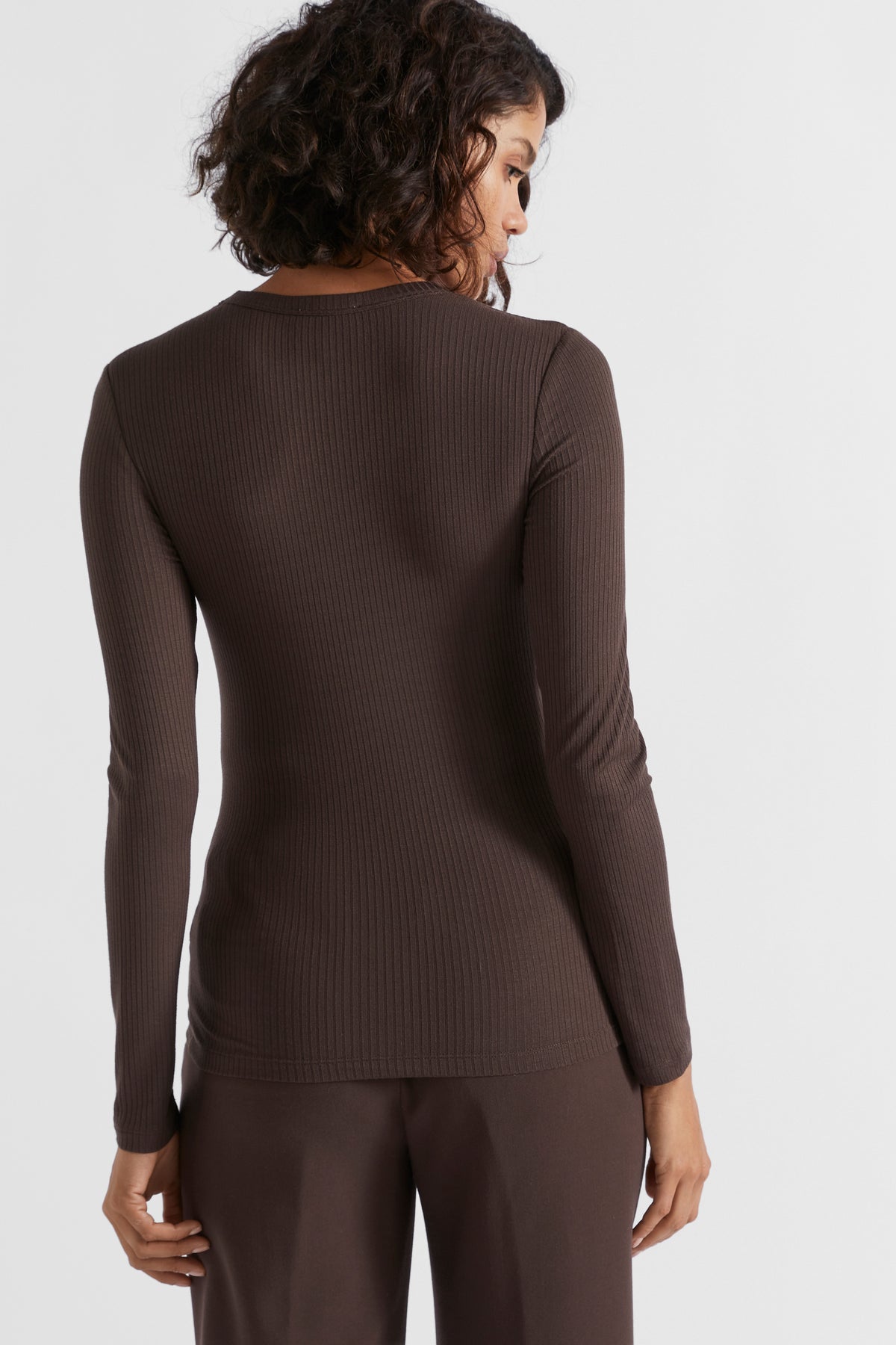 Core Rib Crew Top