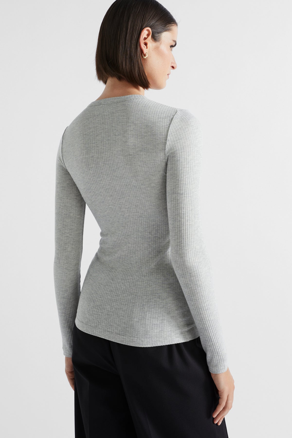 Core Rib Crew Top