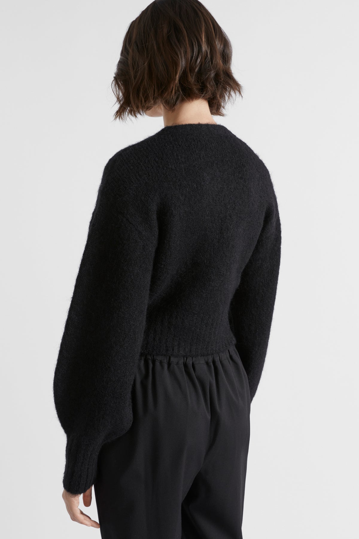 Wool Blend V Neck Knit