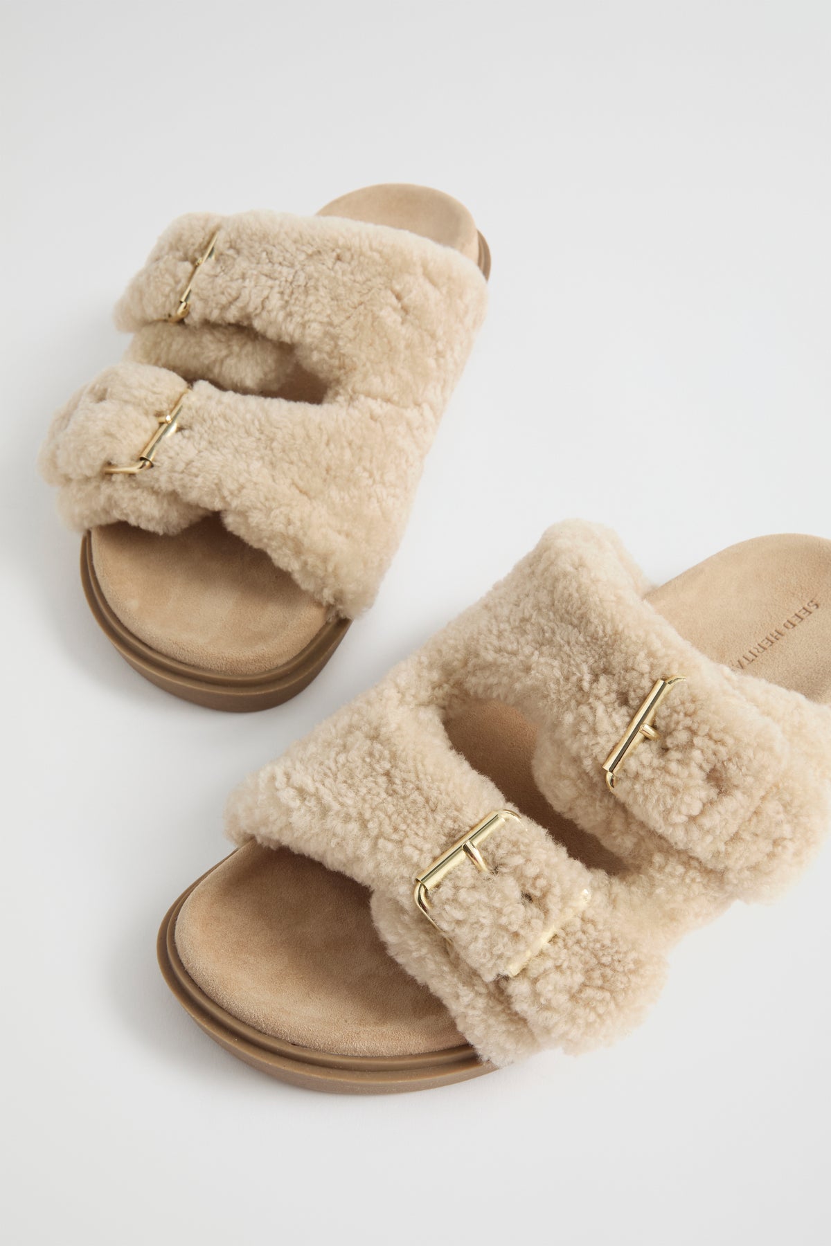 Darcie Shearling Slide
