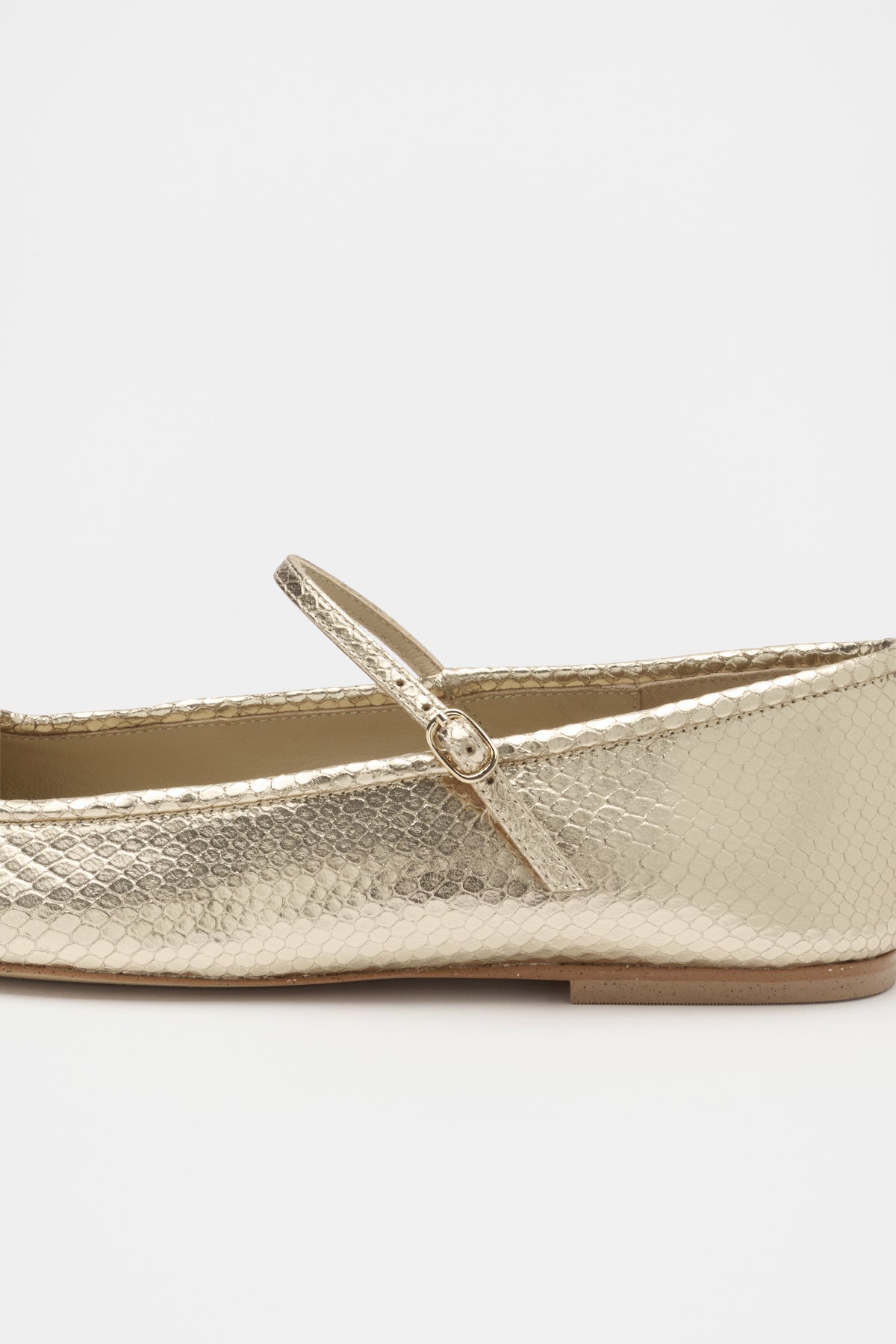 Kai Snake Embossed Ballet Flat