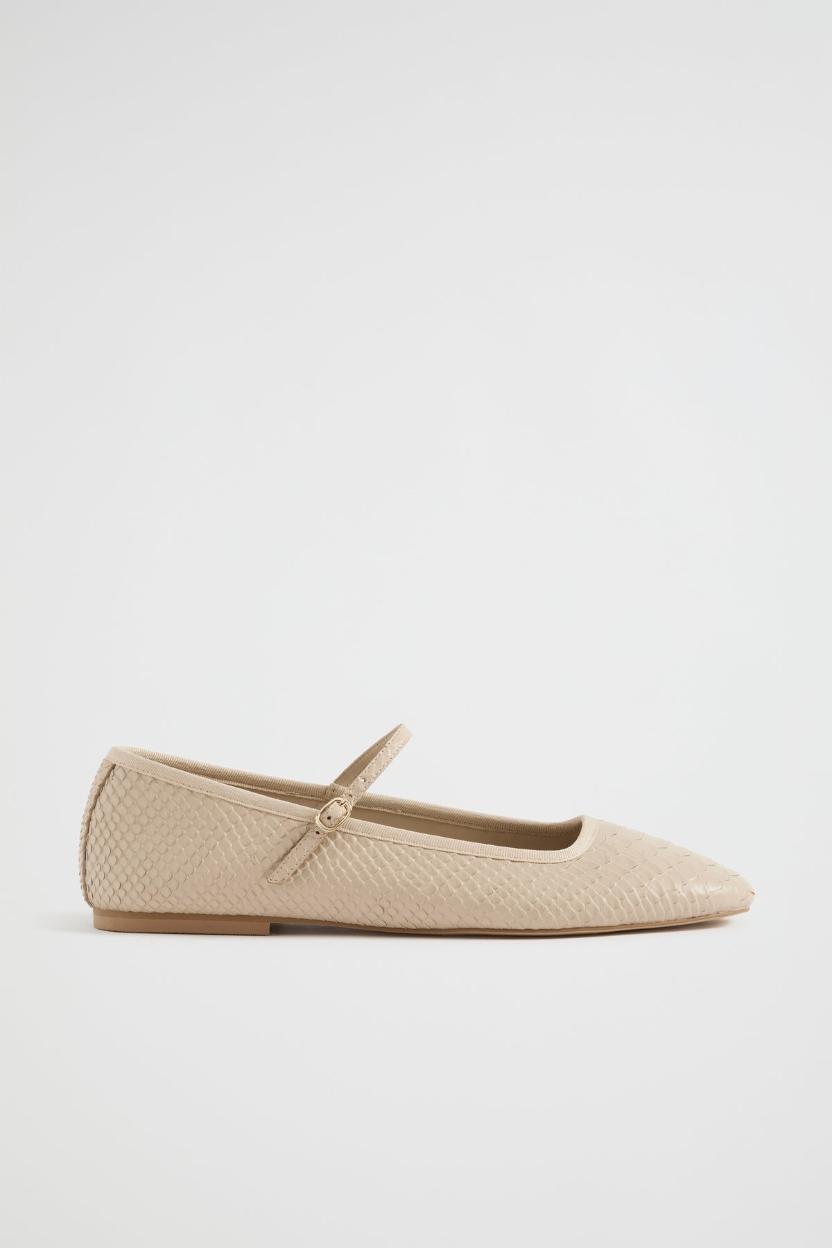 Kai Snake Embossed Ballet Flat