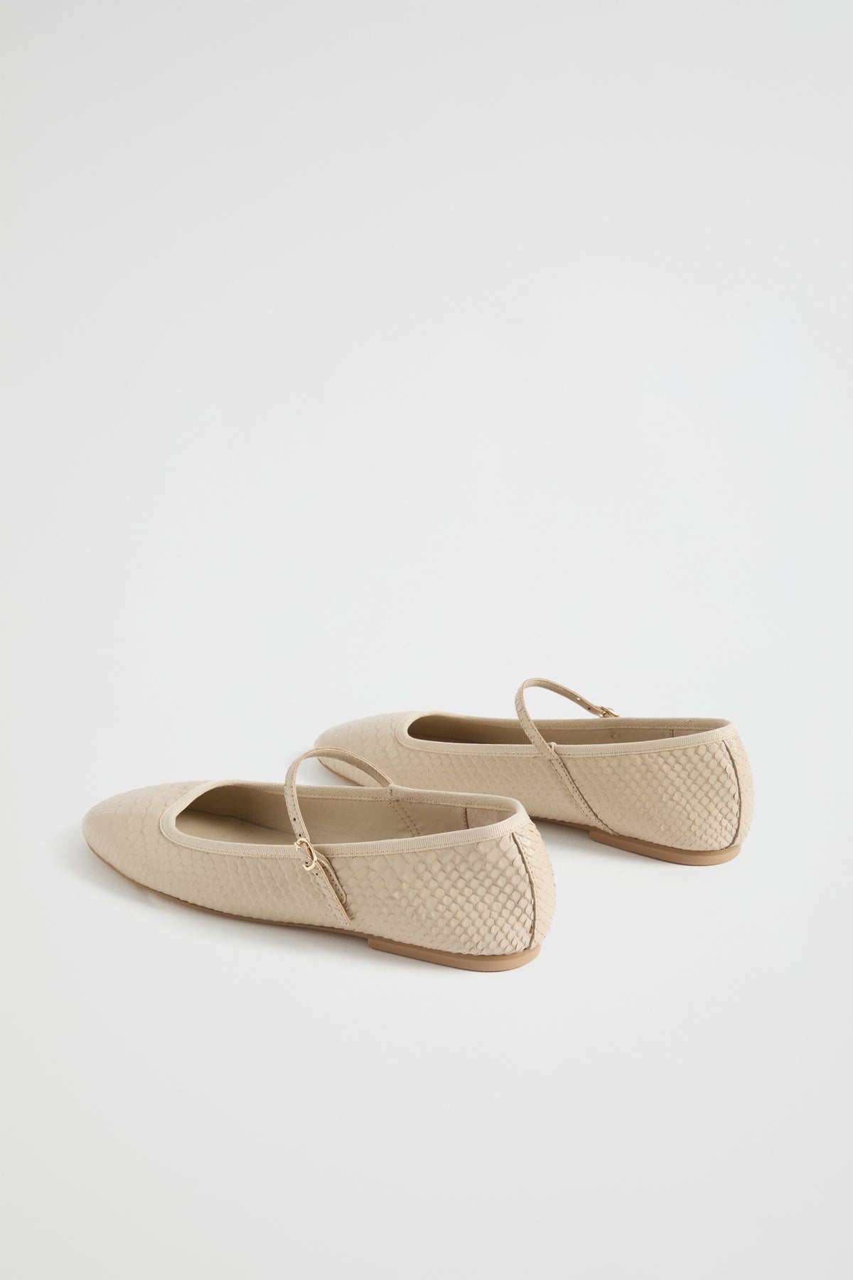 Kai Snake Embossed Ballet Flat