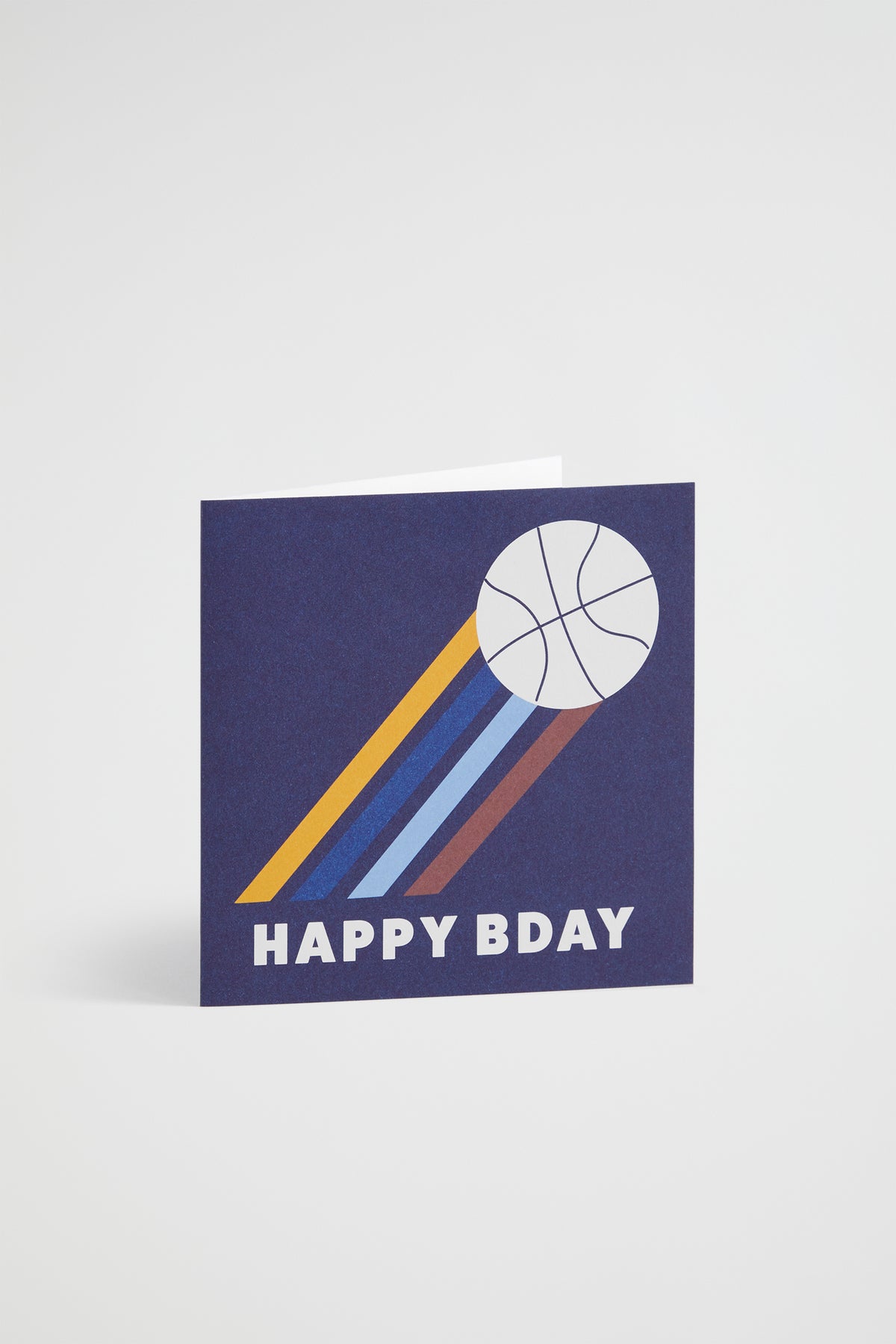 Large Happy Birthday Basketball Card