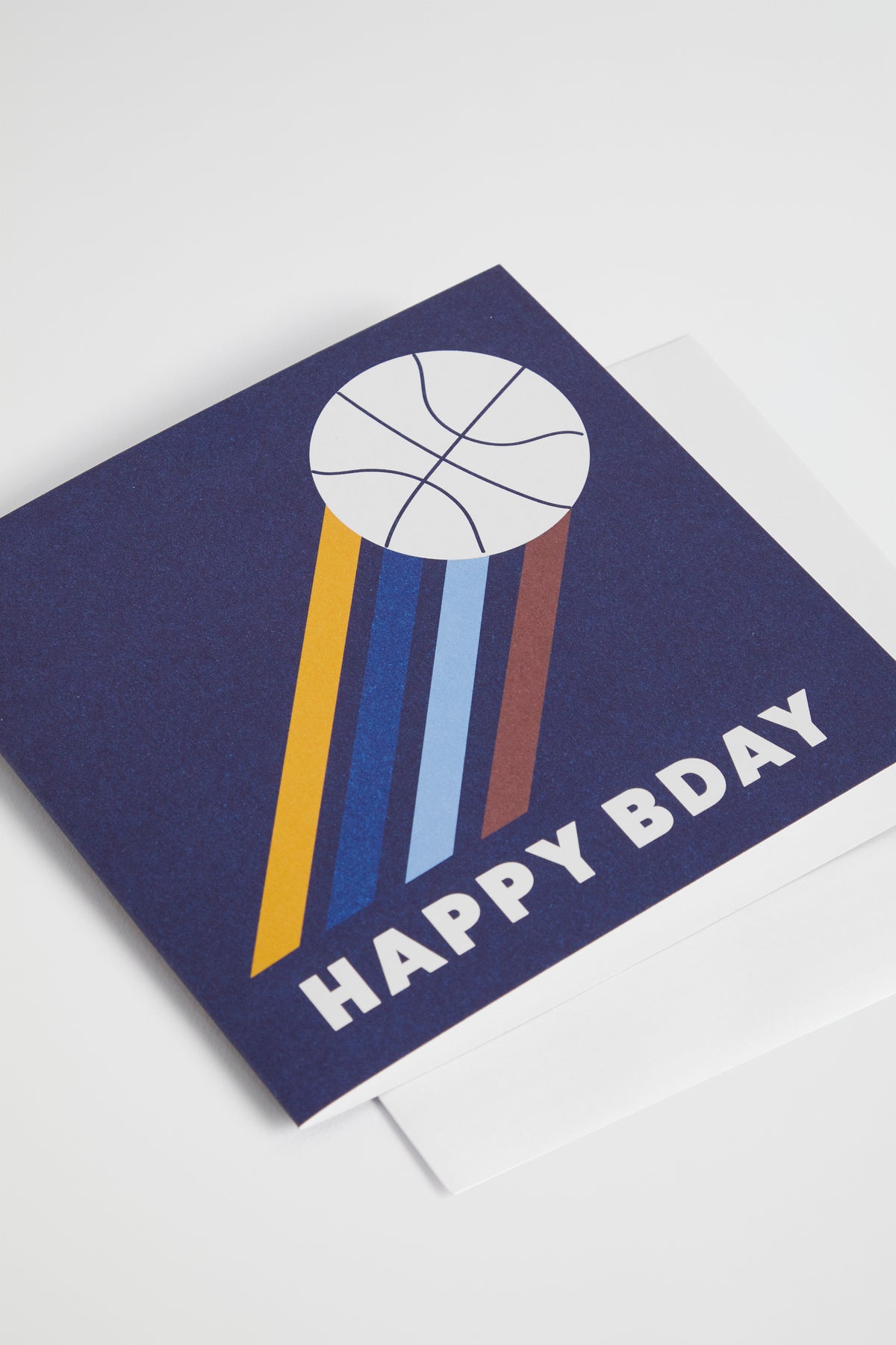 Large Happy Birthday Basketball Card