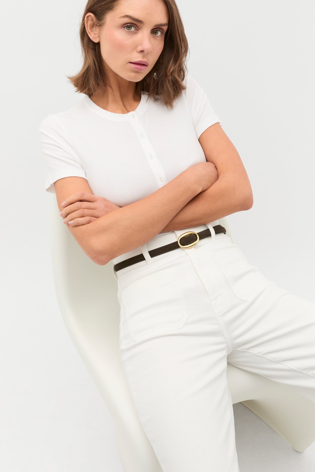 Carmen Oval Buckle Belt