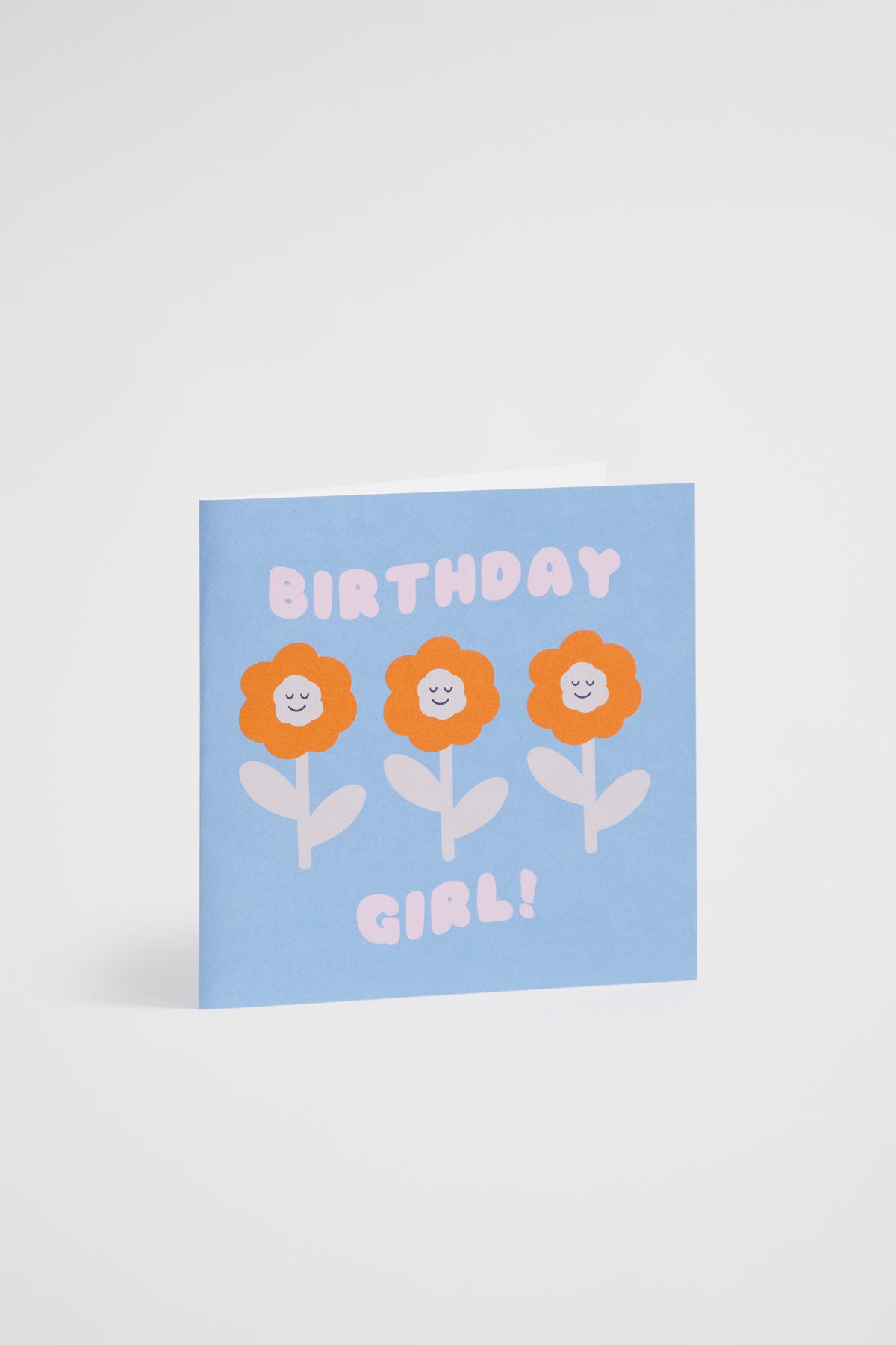 Large Birthday Girl Daisy Card
