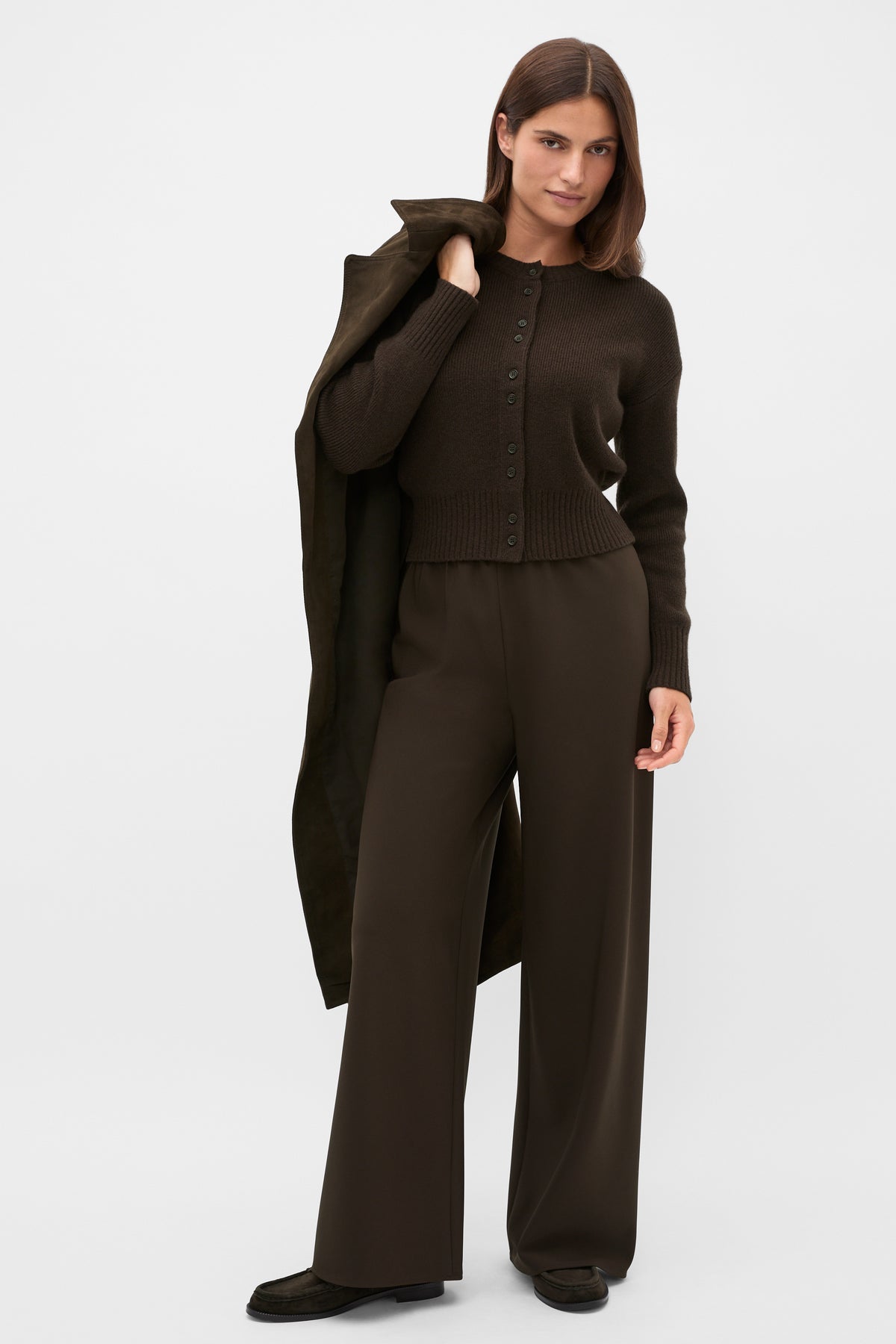 Merino Button Up Knit Cardigan