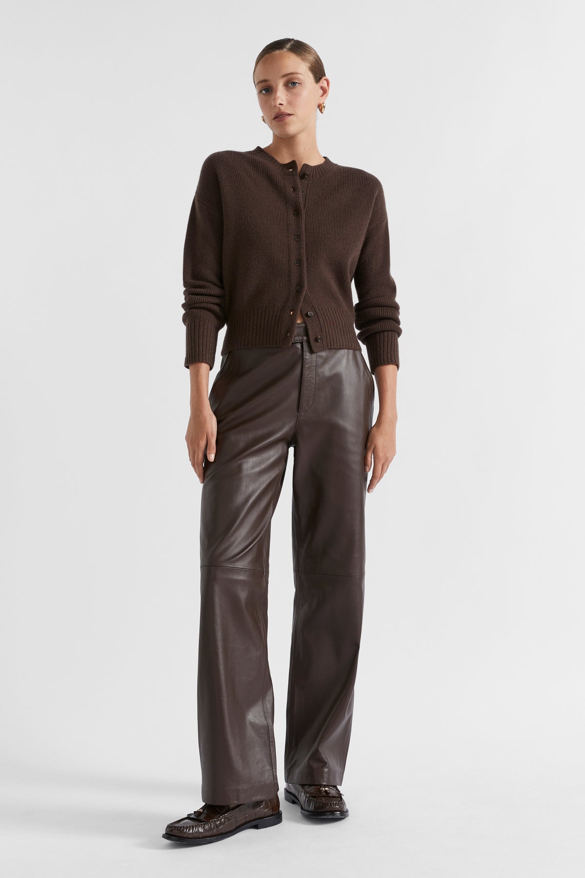 Merino Button Up Knit Cardigan