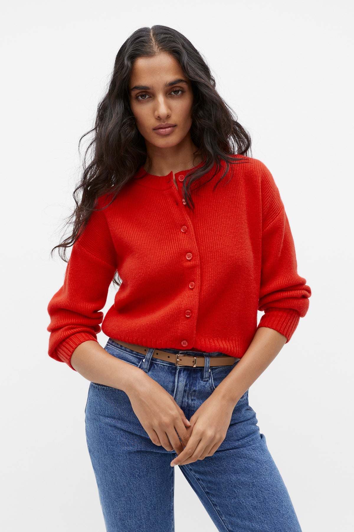 Merino Button Up Knit Cardigan