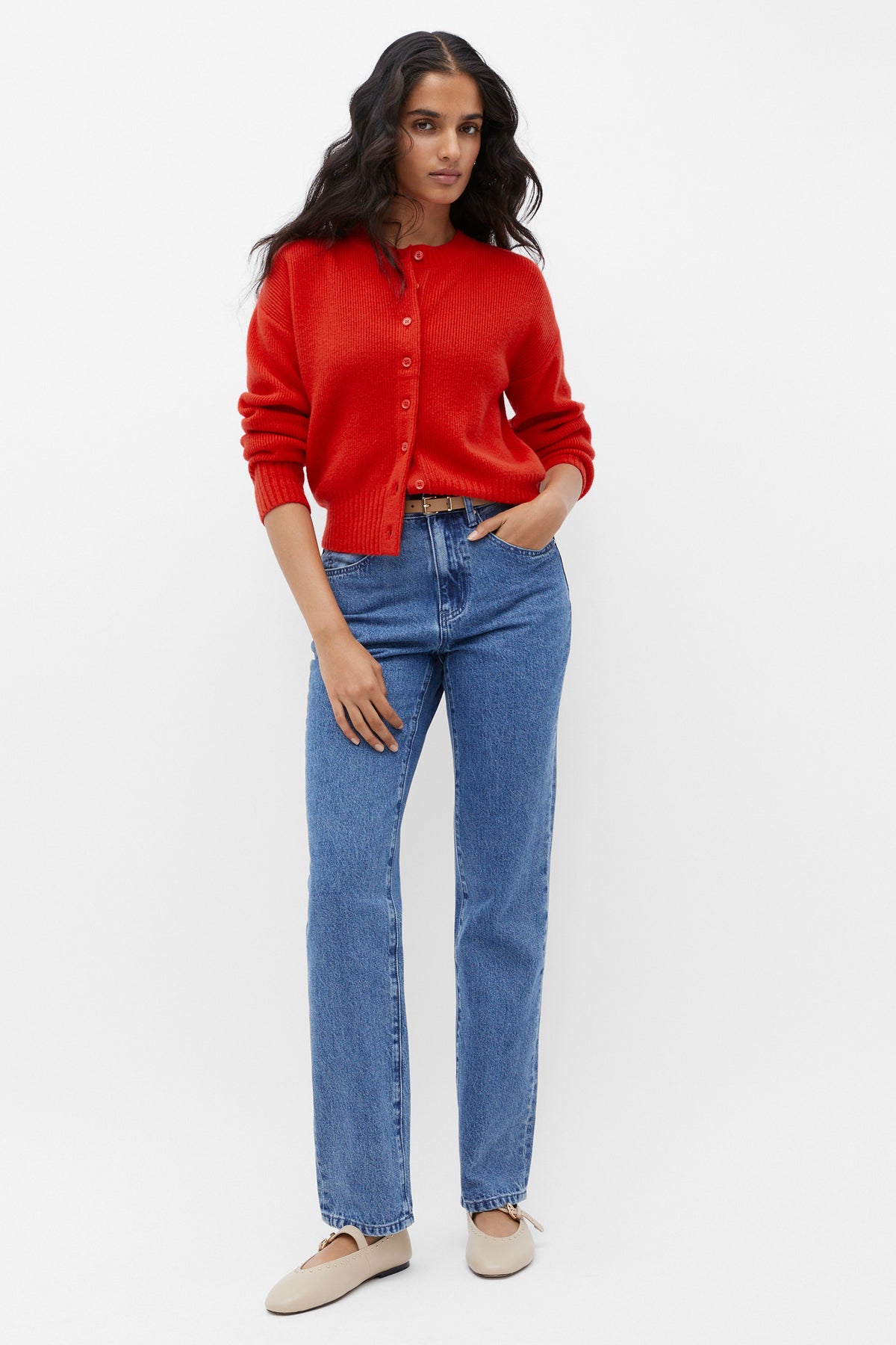 Merino Button Up Knit Cardigan