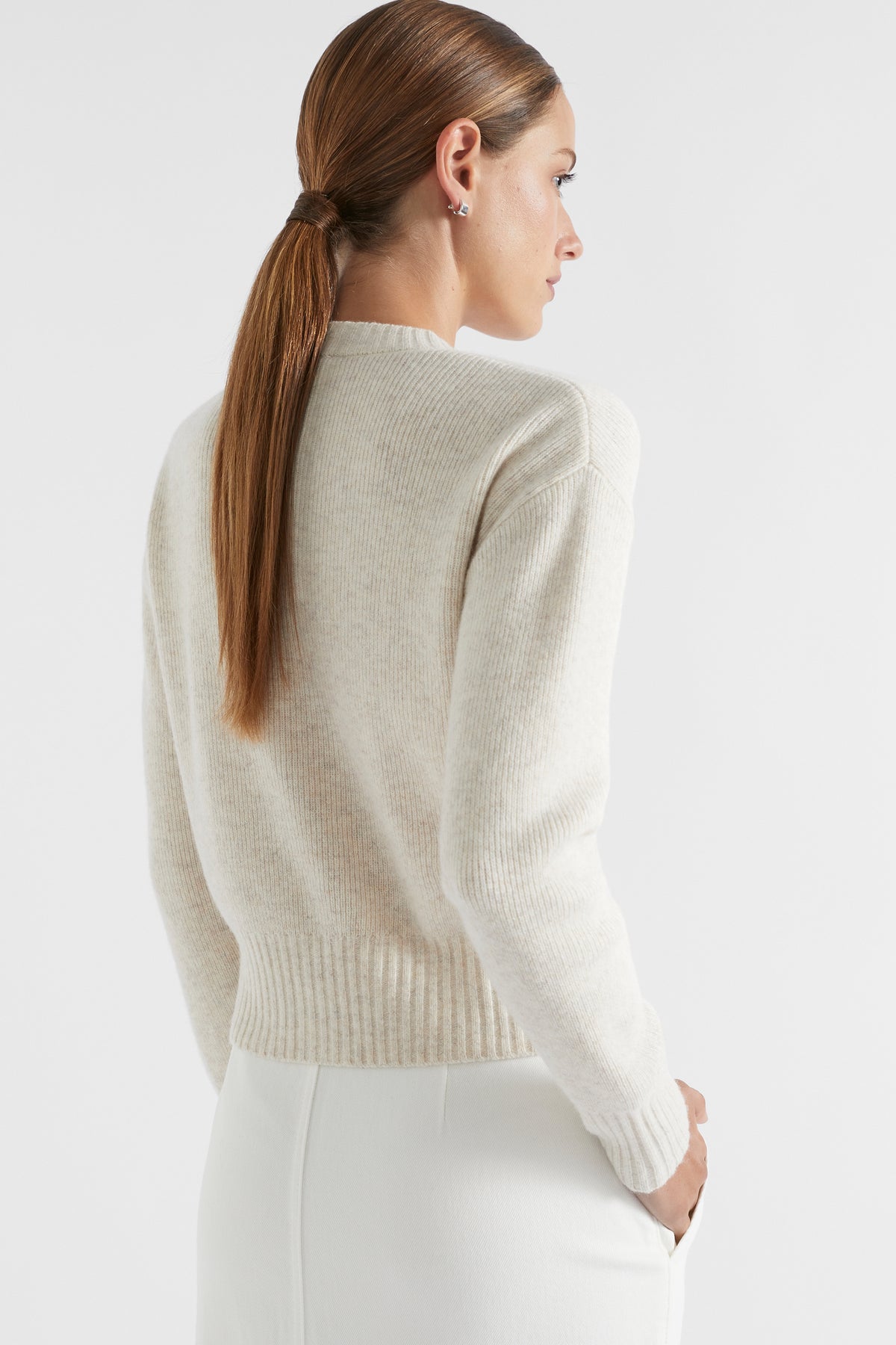 Merino Button Up Knit Cardigan