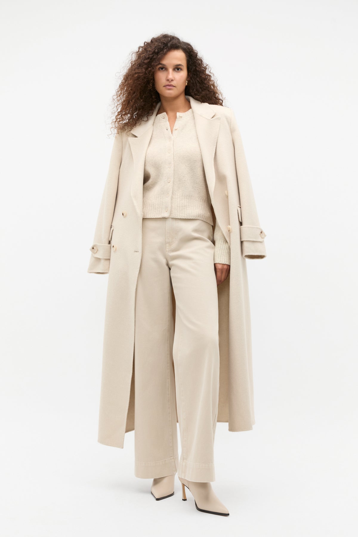 Merino Button Up Knit Cardigan