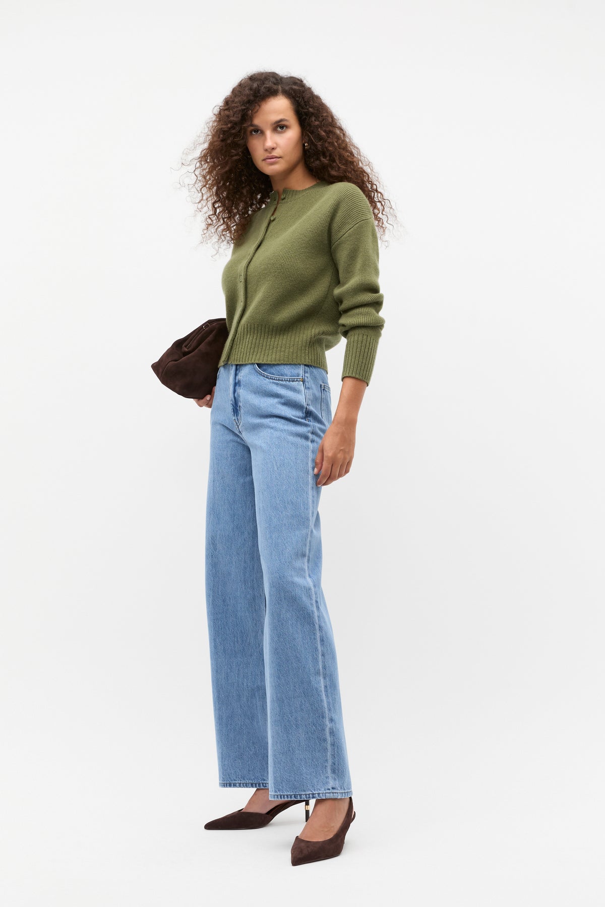 Merino Button Up Knit Cardigan