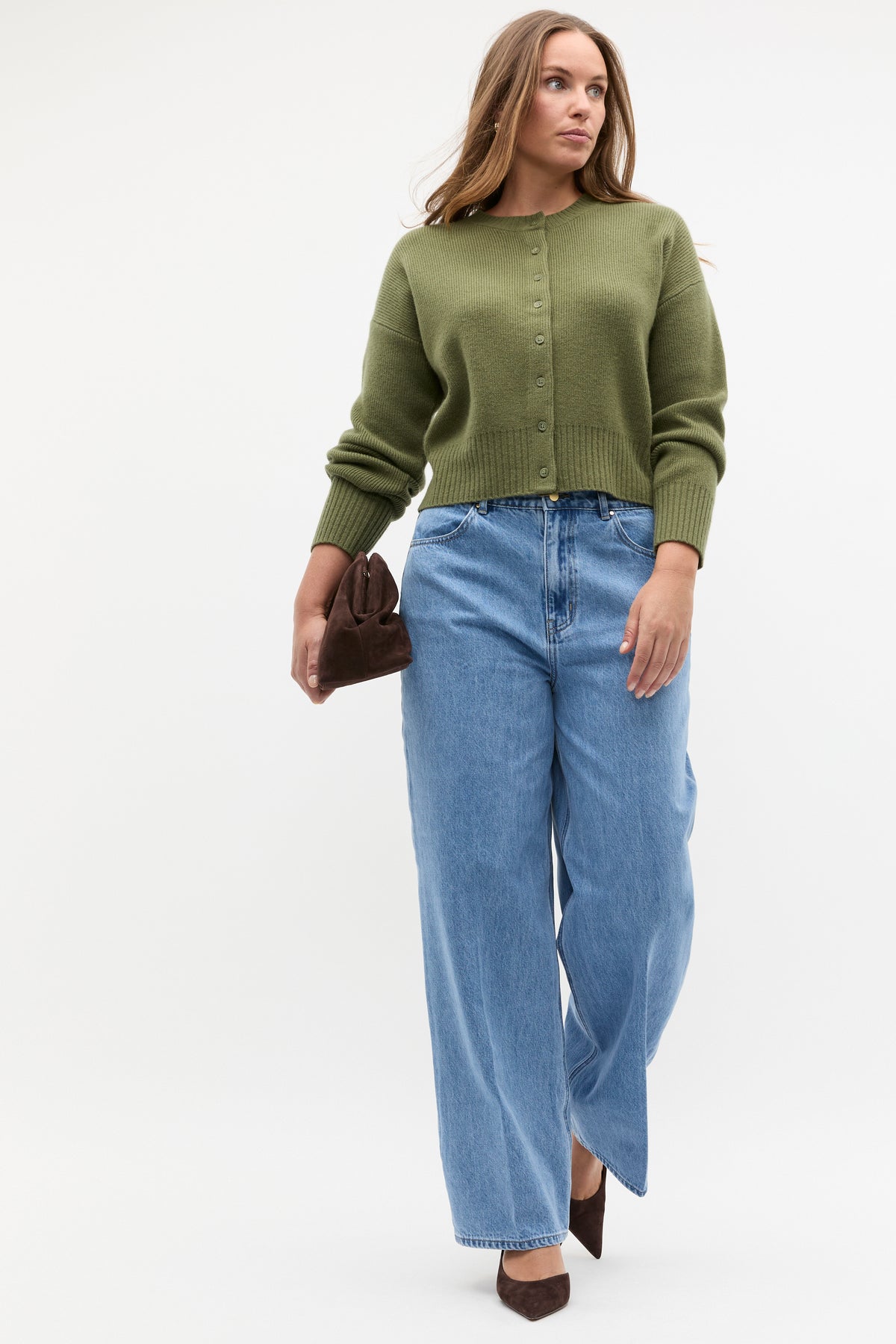 Merino Button Up Knit Cardigan