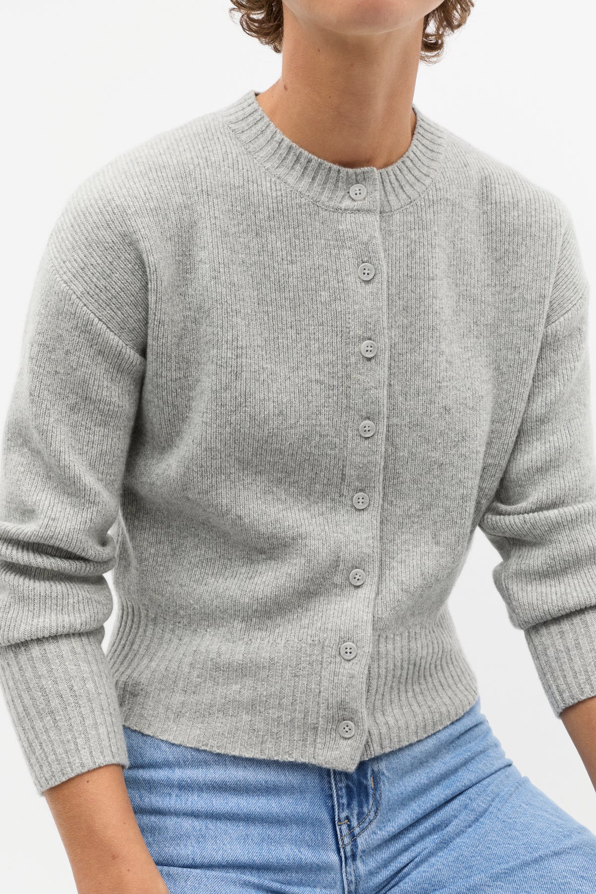 Merino Button Up Knit Cardigan