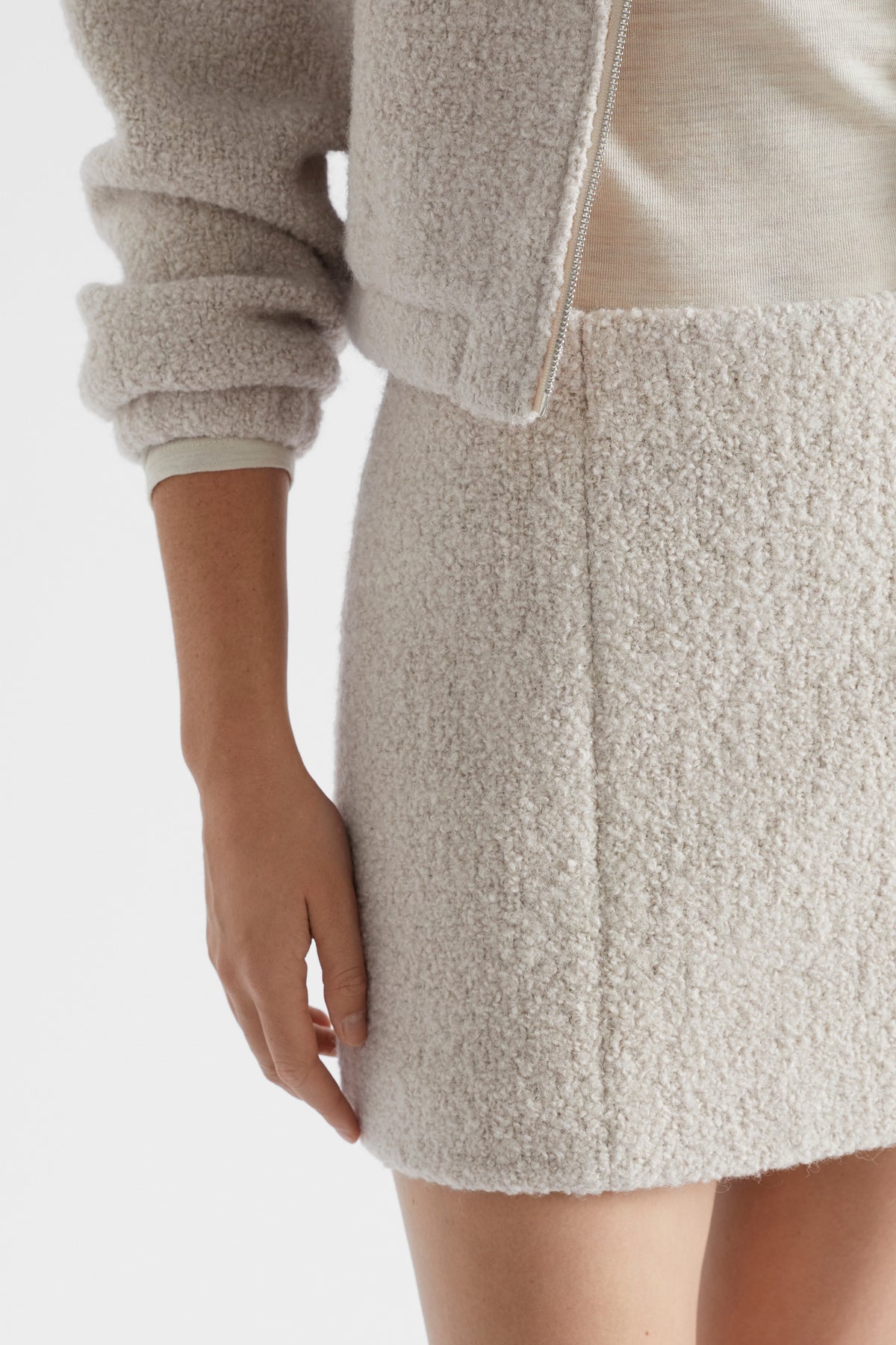 Boucle Mini Skirt