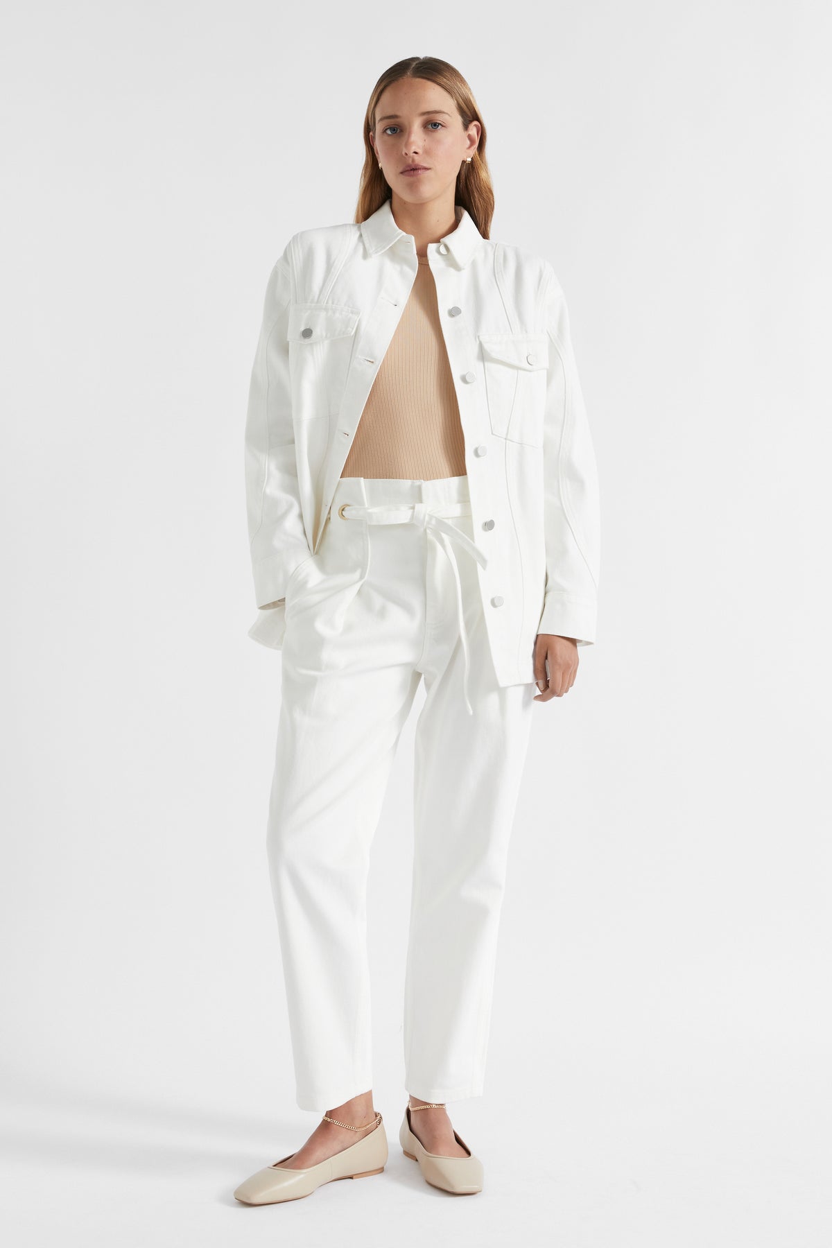 Denim Eyelet Jean