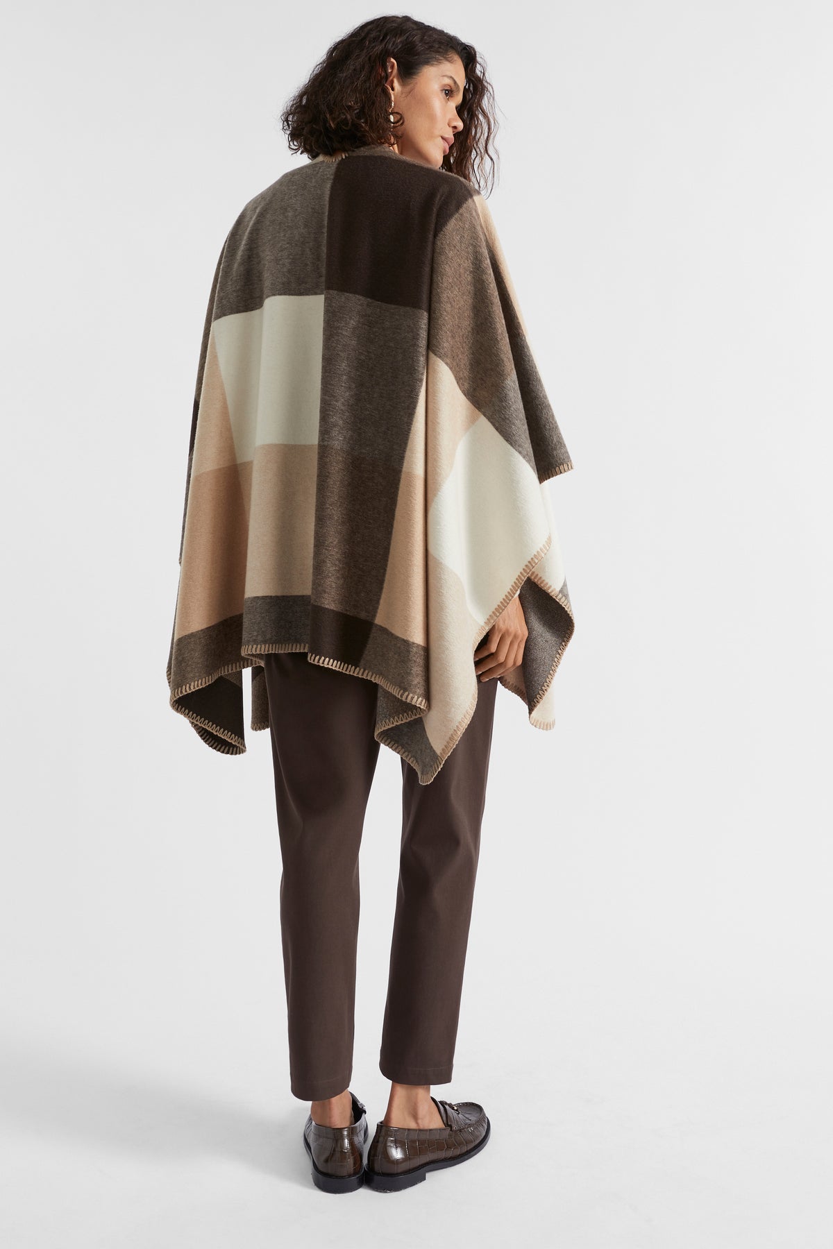 Blanket Stitch Poncho