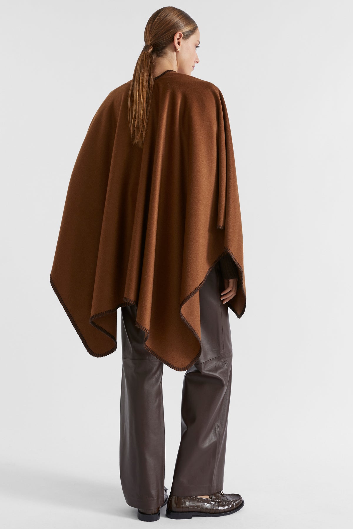 Blanket Stitch Poncho