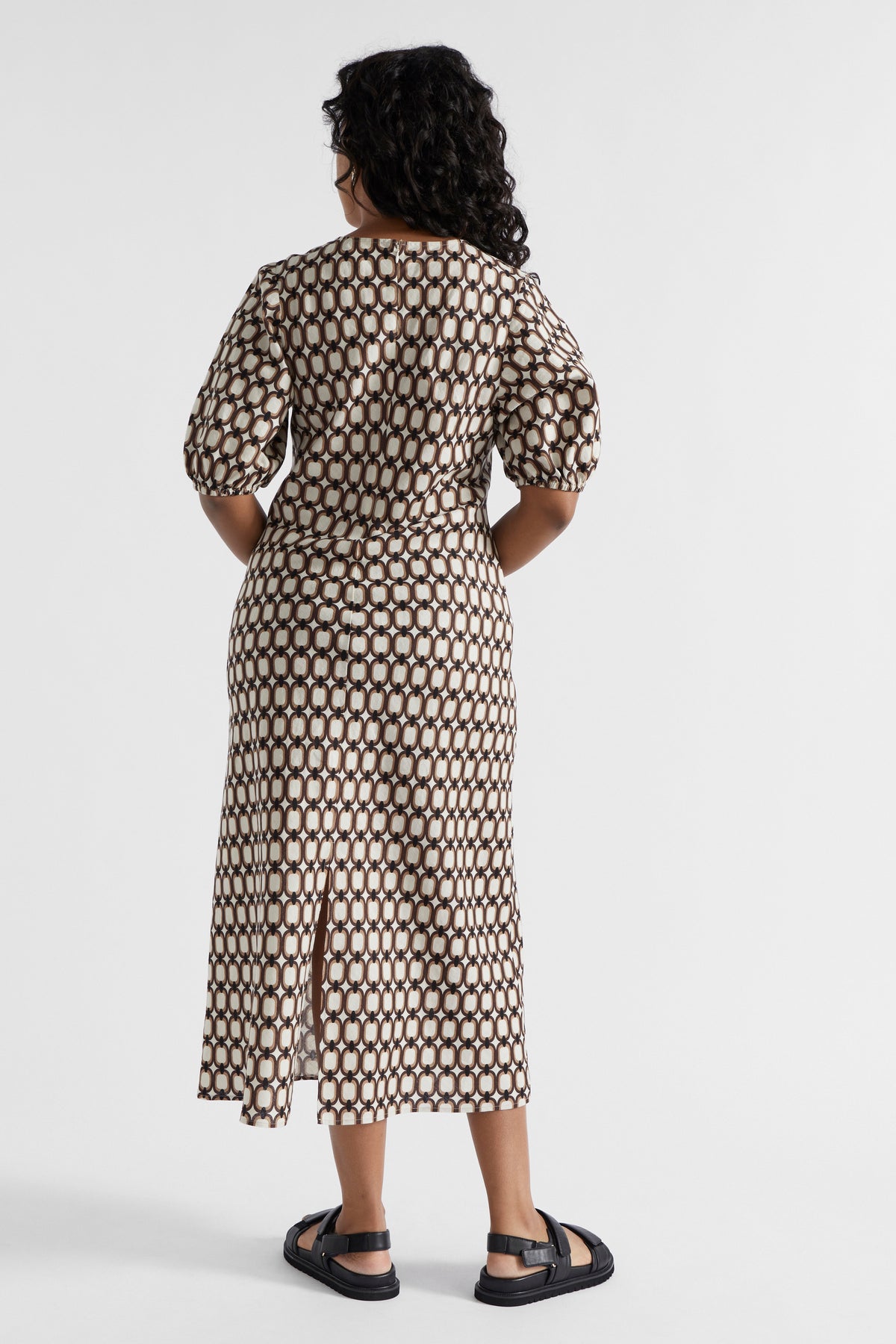 Linen Retro Slip Dress