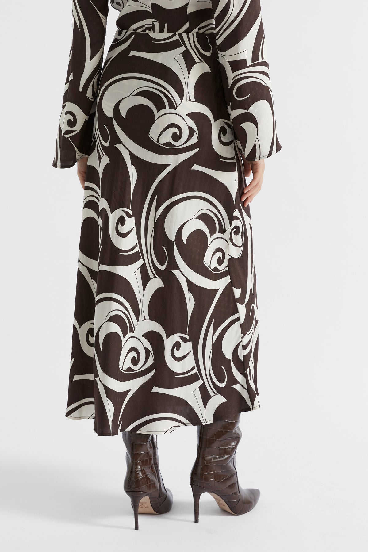 Jacquard Swirl Skirt