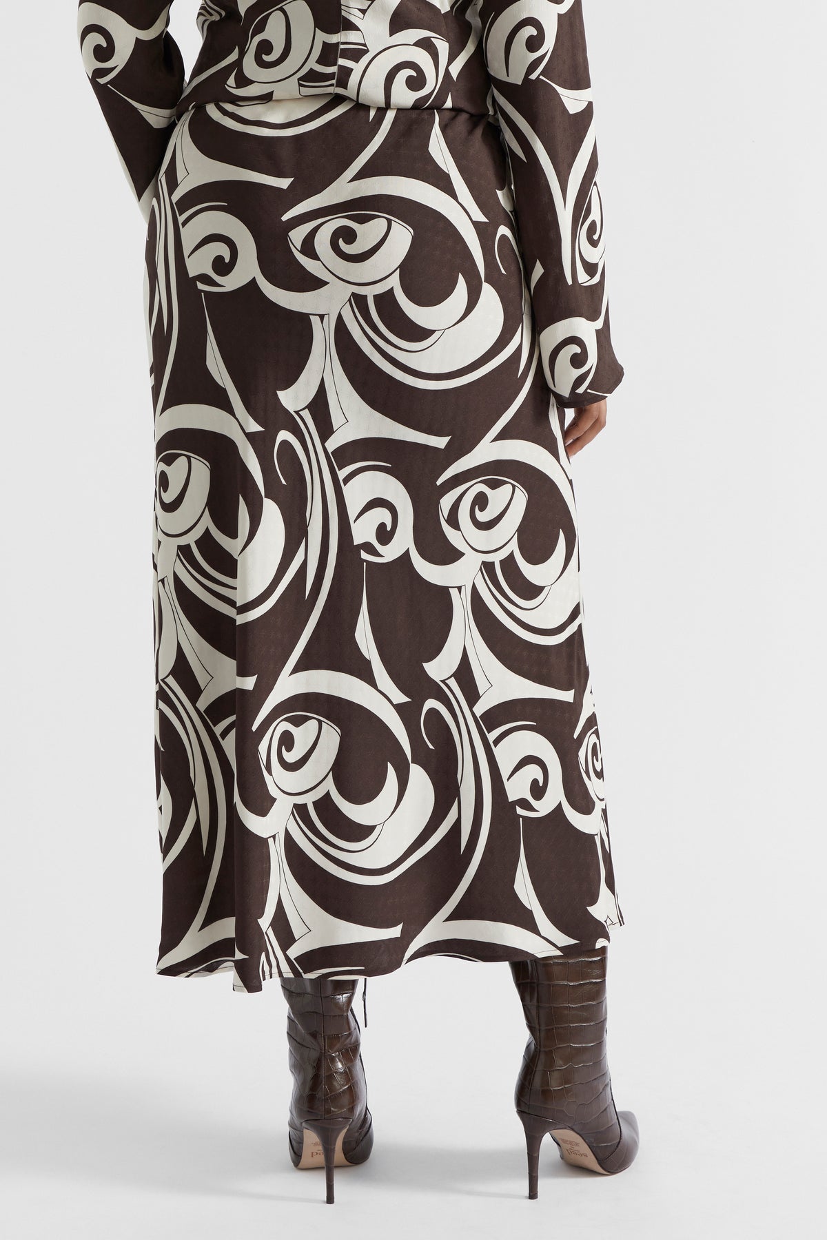 Jacquard Swirl Skirt