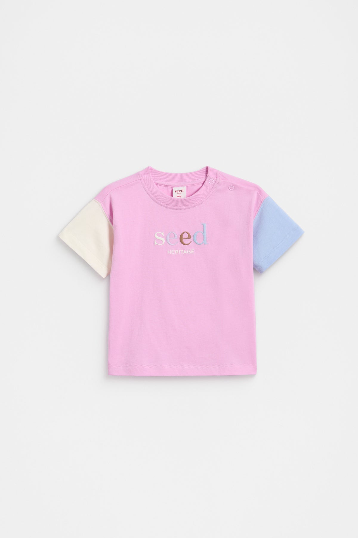 Colourblock Logo Tee