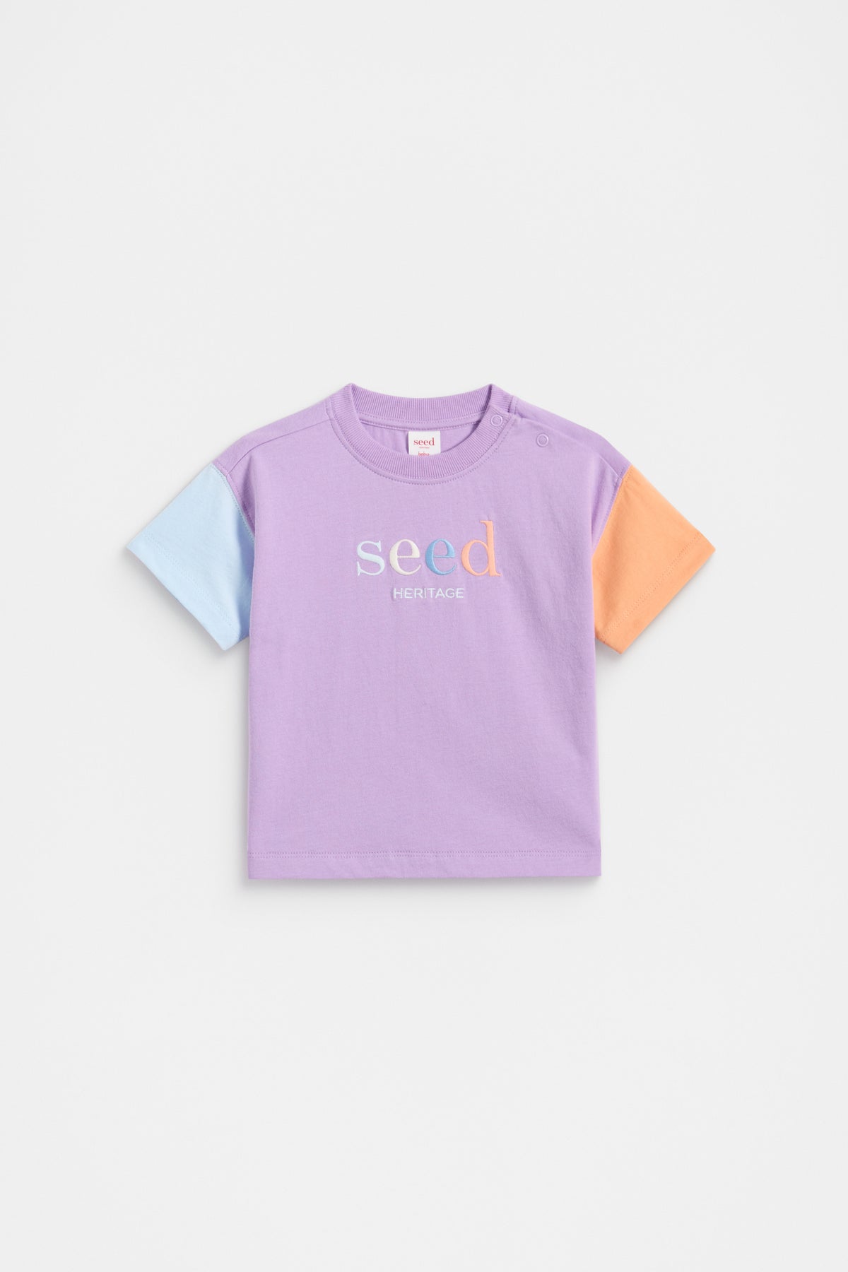 Colourblock Logo Tee