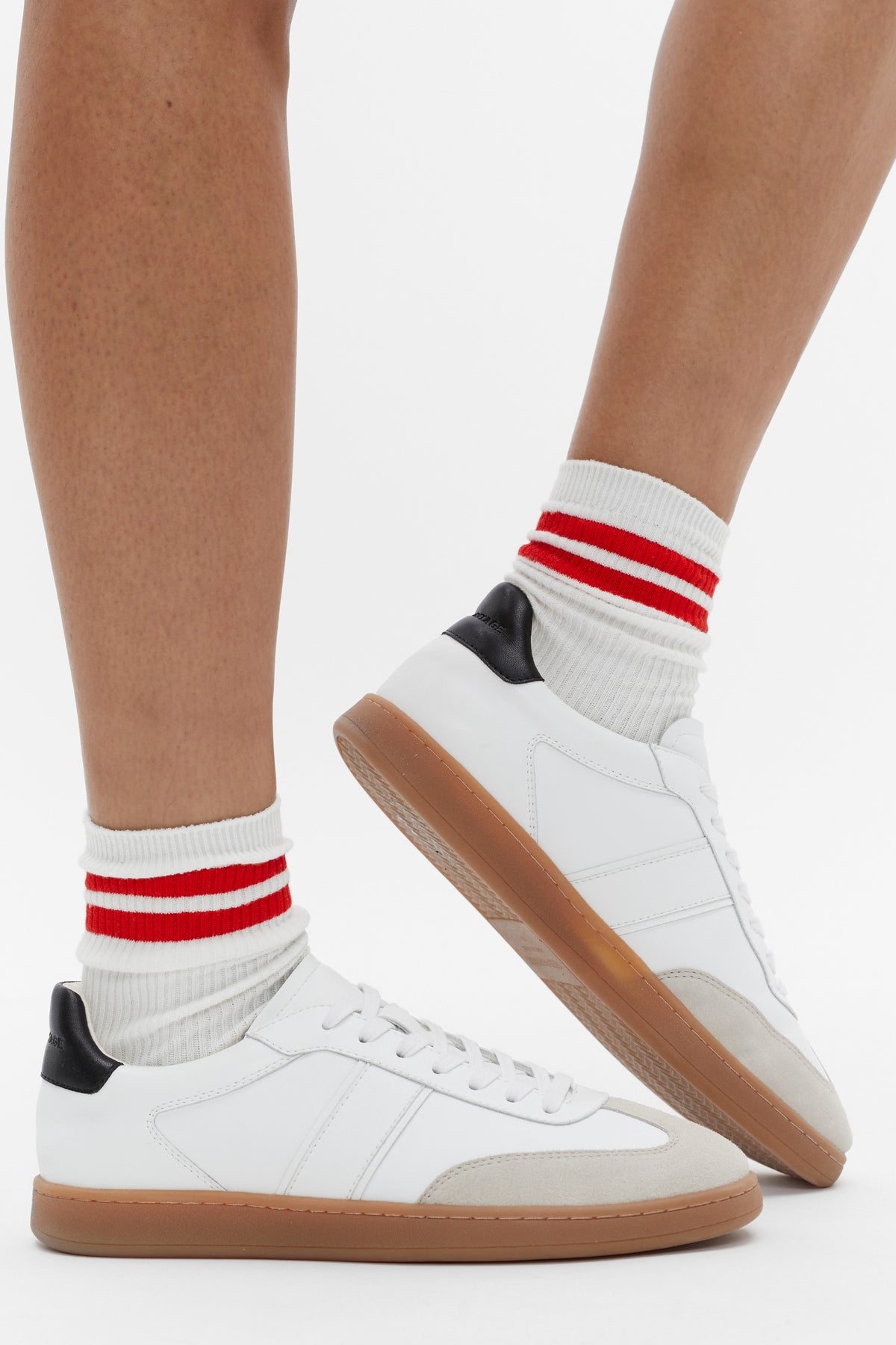 Double Stripe Crew Sock