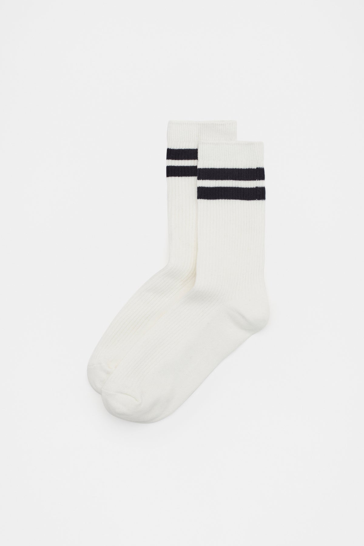 Double Stripe Crew Sock