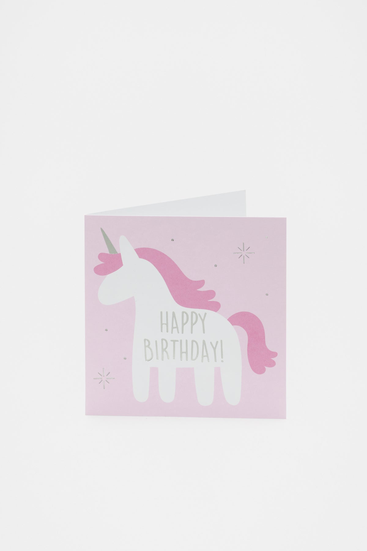 Large Happy Birthday Unicorn Card