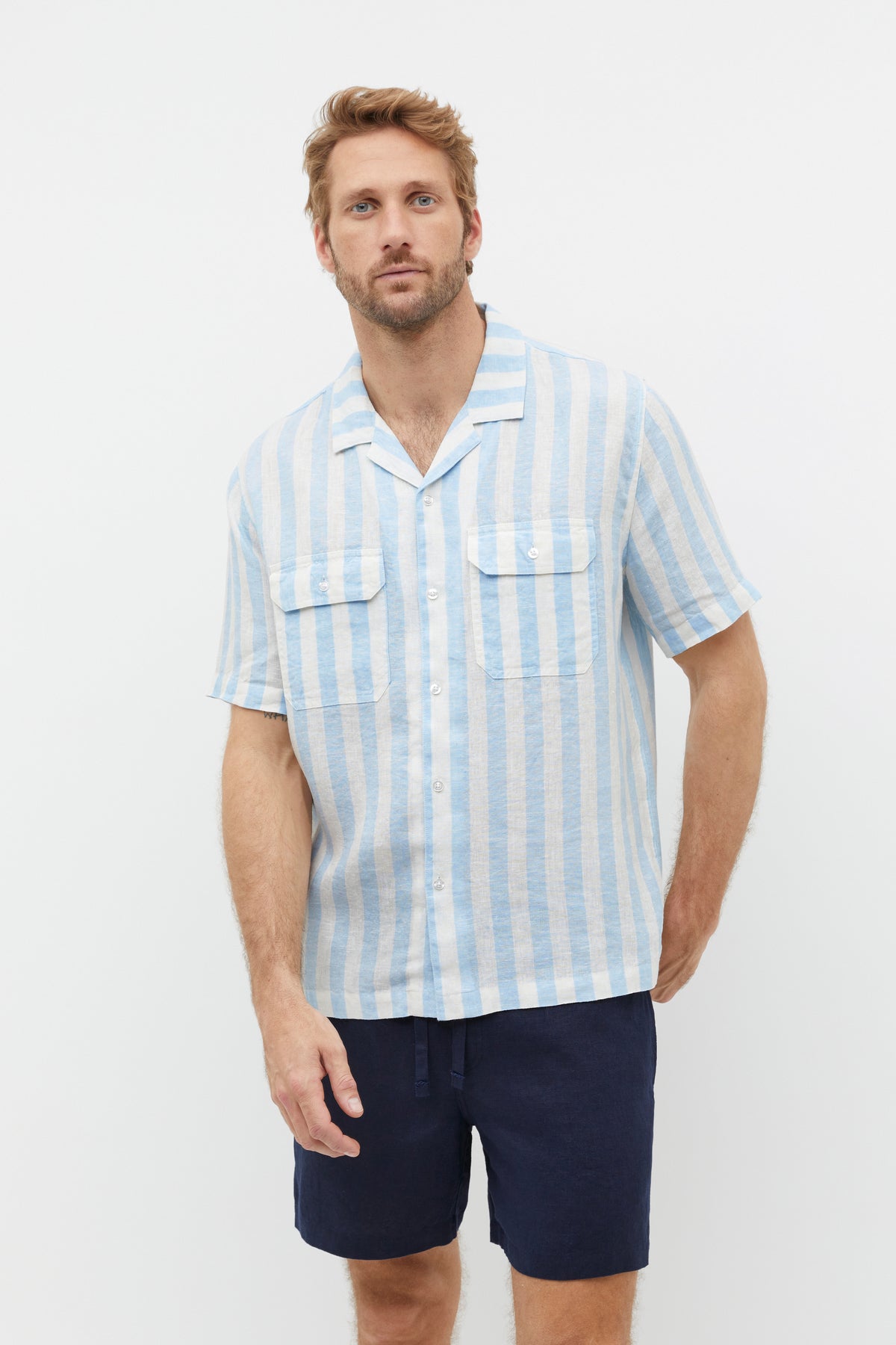 Linen Utility Shirt