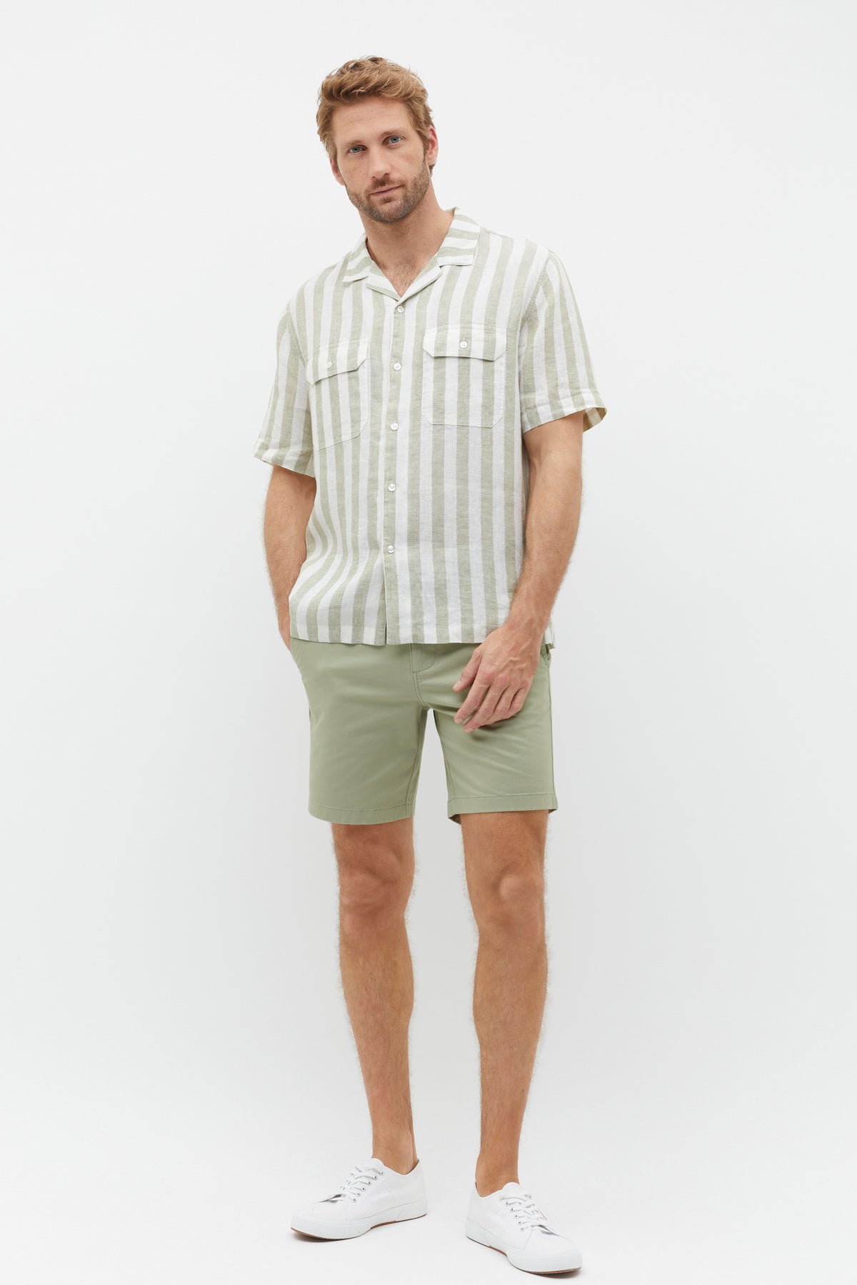 Linen Utility Shirt