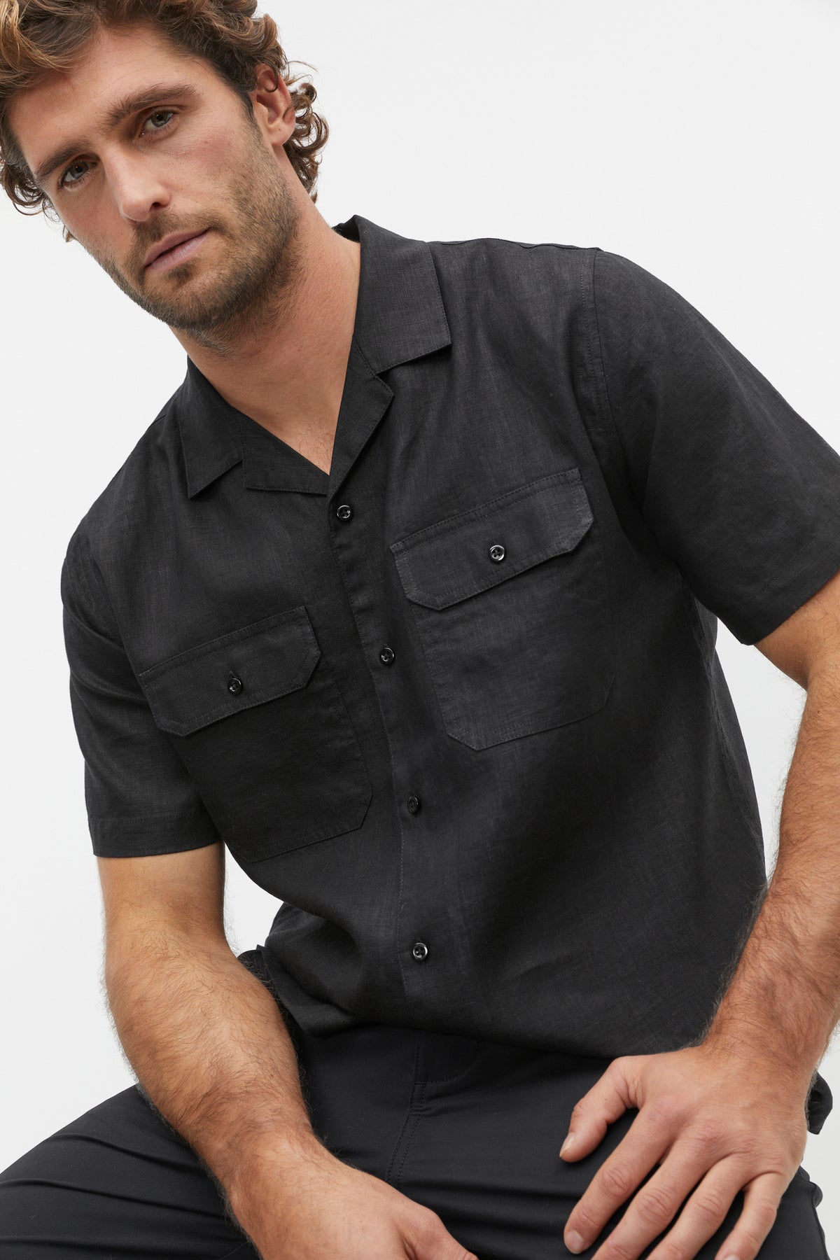 Linen Utility Shirt