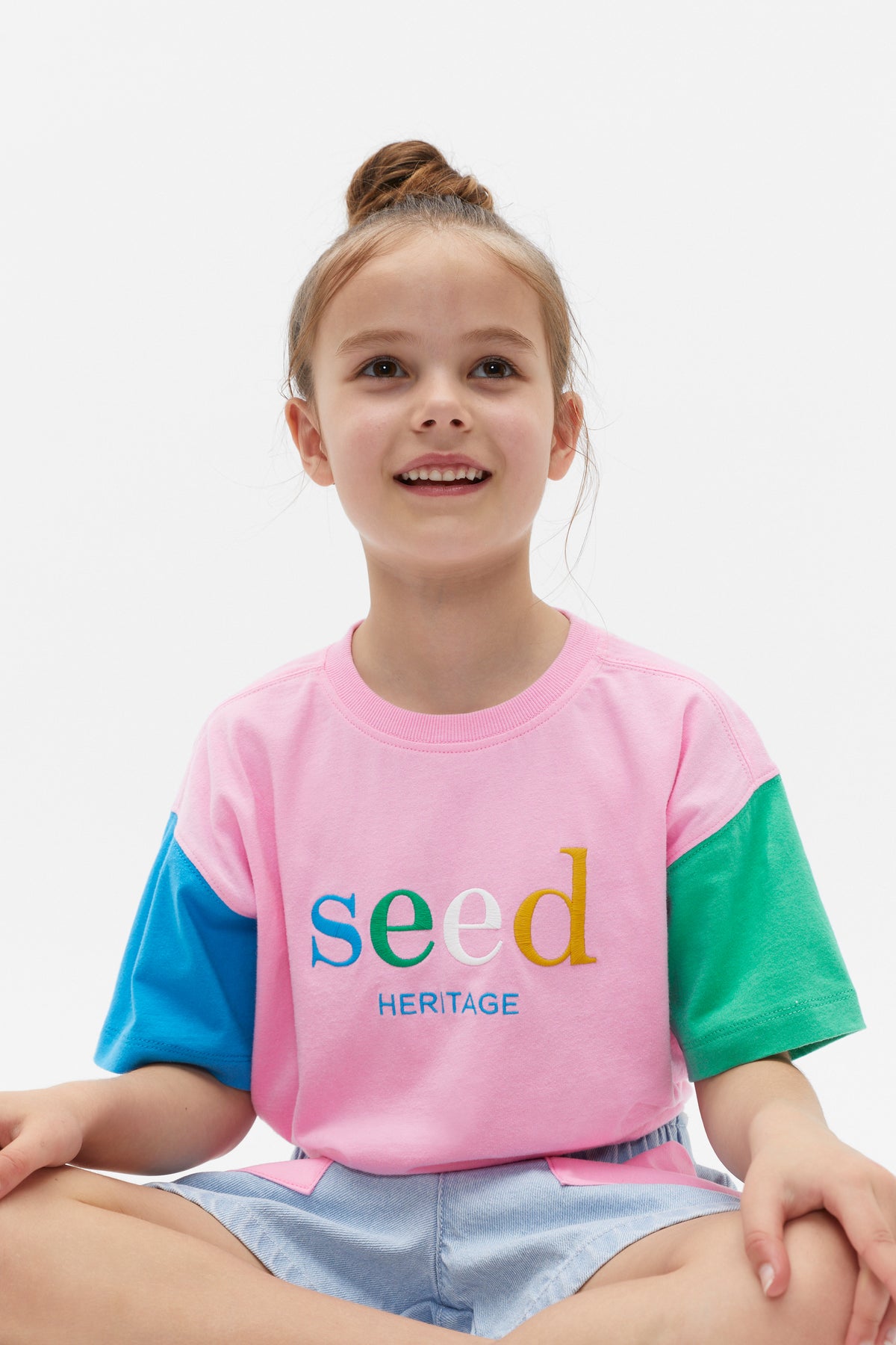 Colourblock Logo Tee