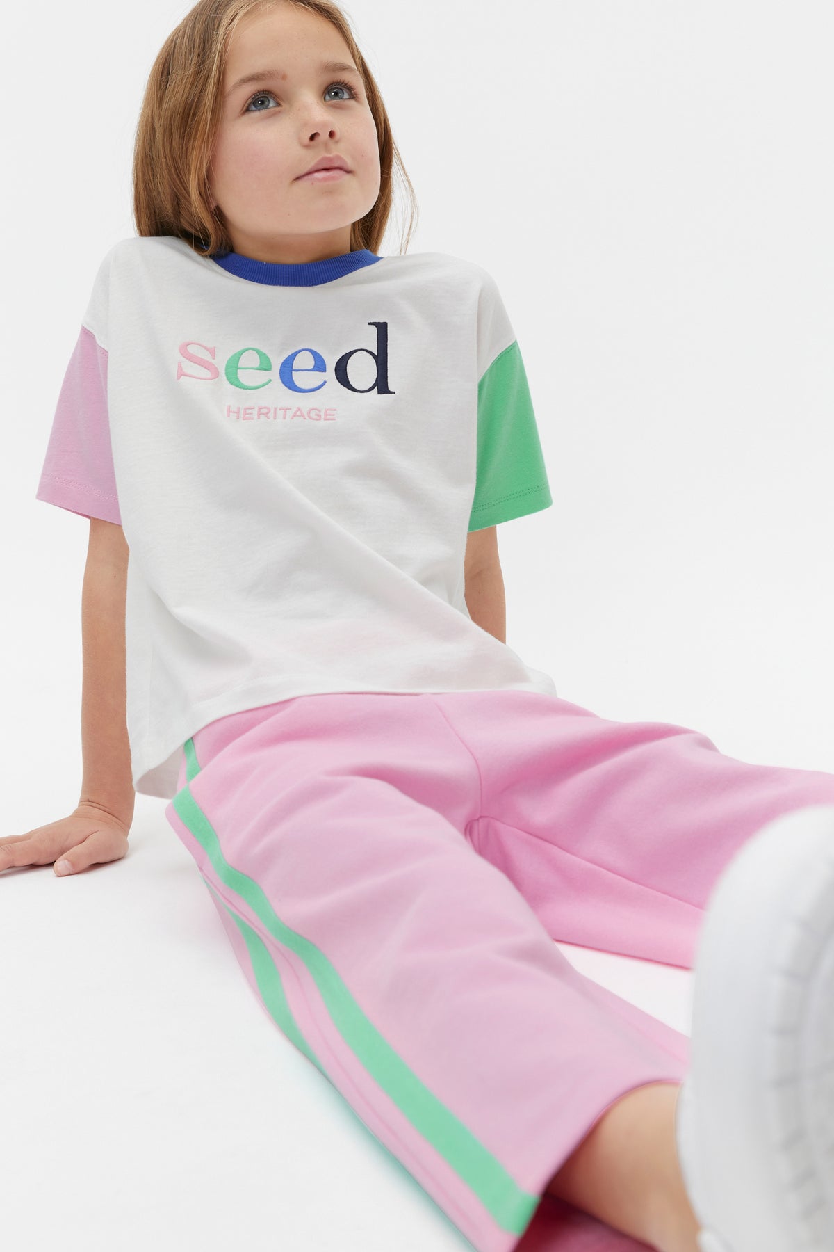 Colourblock Logo Tee