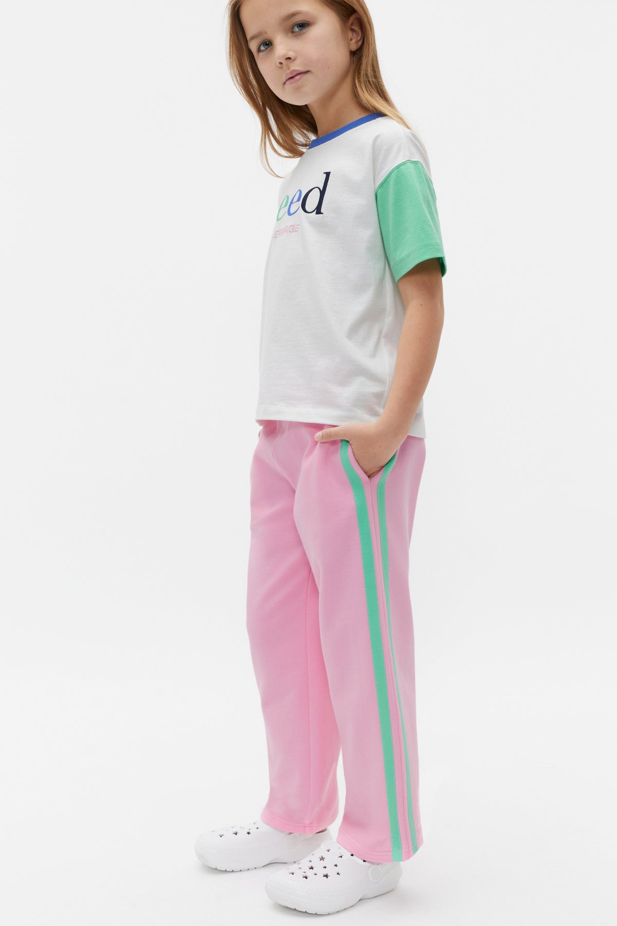 Colourblock Logo Tee
