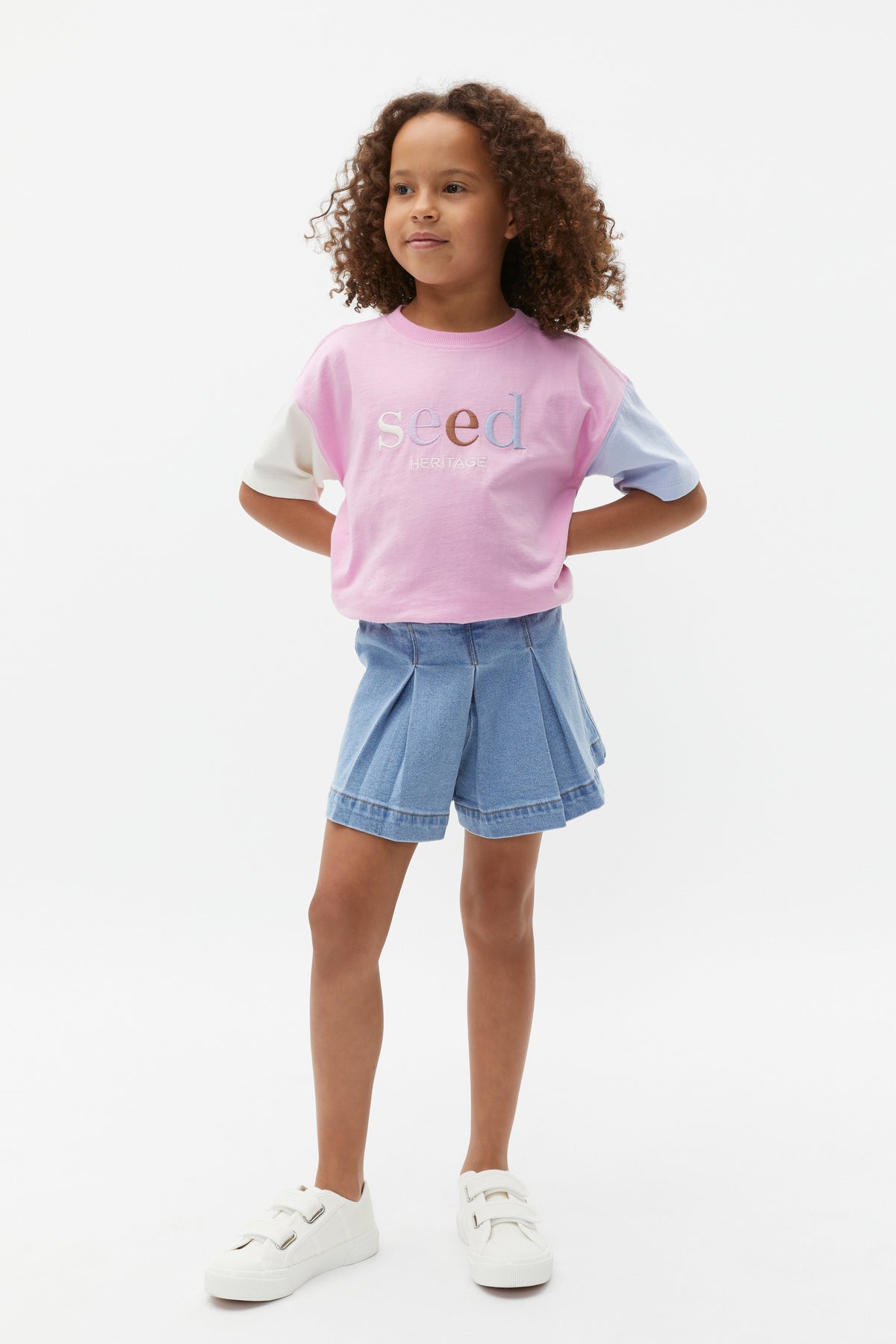 Colourblock Logo Tee