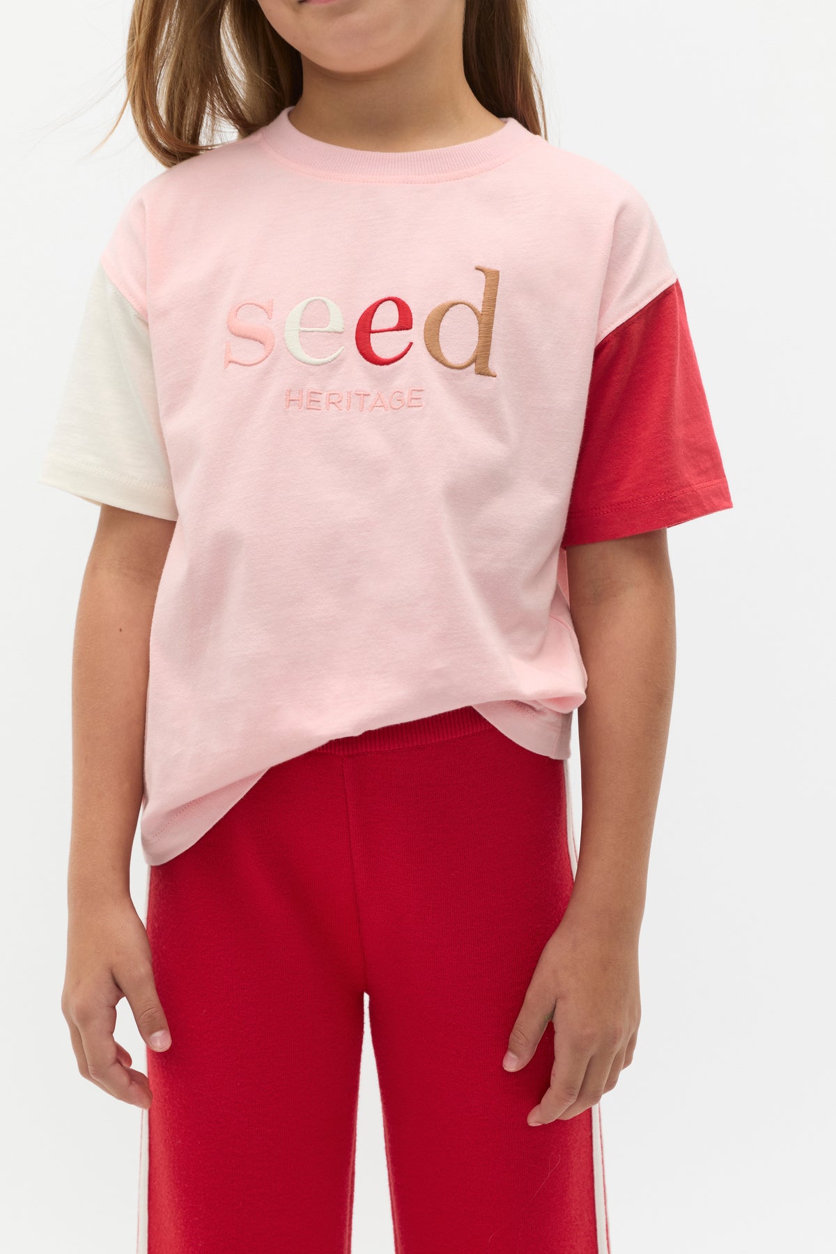 Colourblock Logo Tee